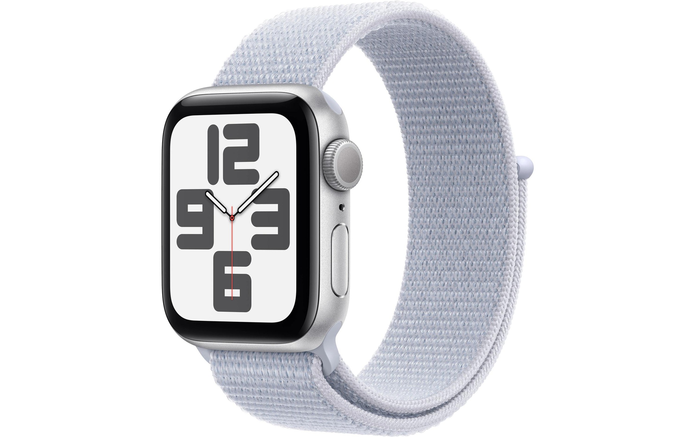 Apple Watch SE (2024), 40 mm, GPS, Sport Loop, Silberfarben