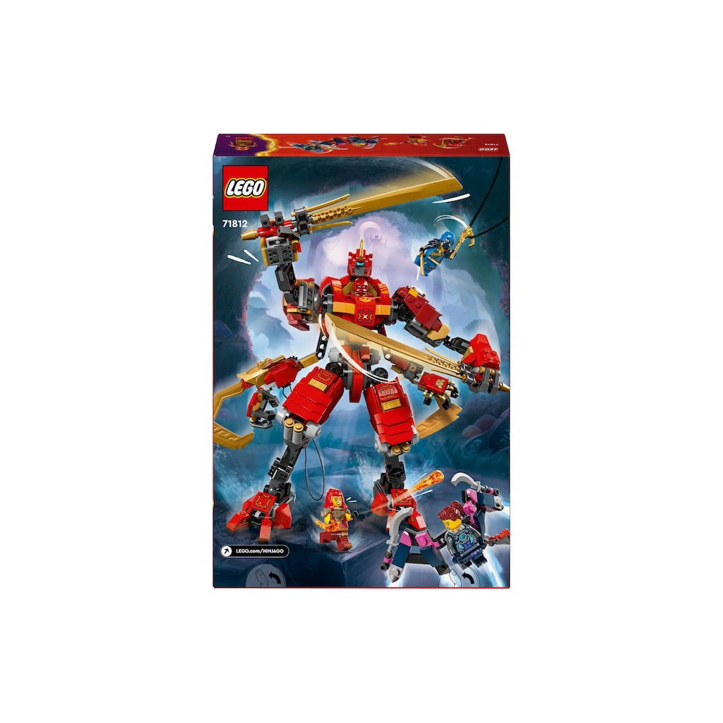 LEGO® Spielbausteine »Ninjago Kais Ninja-Kletter-Mech 71812«, (623 St.)