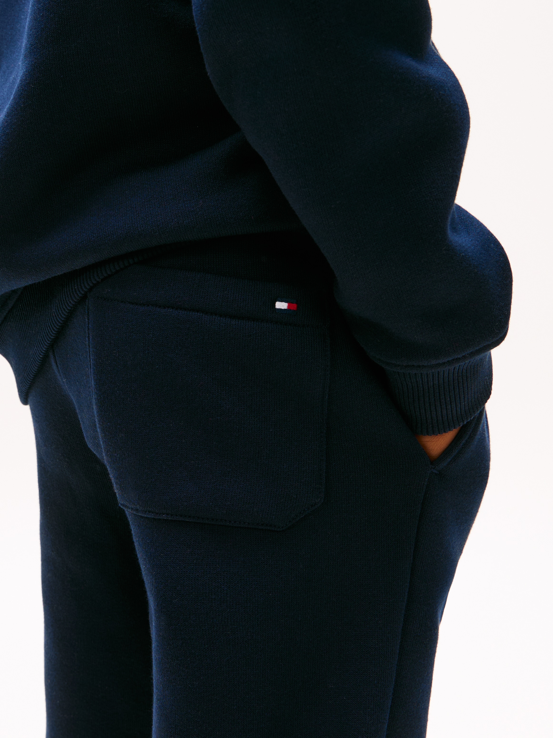 Tommy Hilfiger T-shirt à manches longues & pantalon Set, 2 pièces Kinder bis 16 Jahre, mit Rundhalsausschnitt