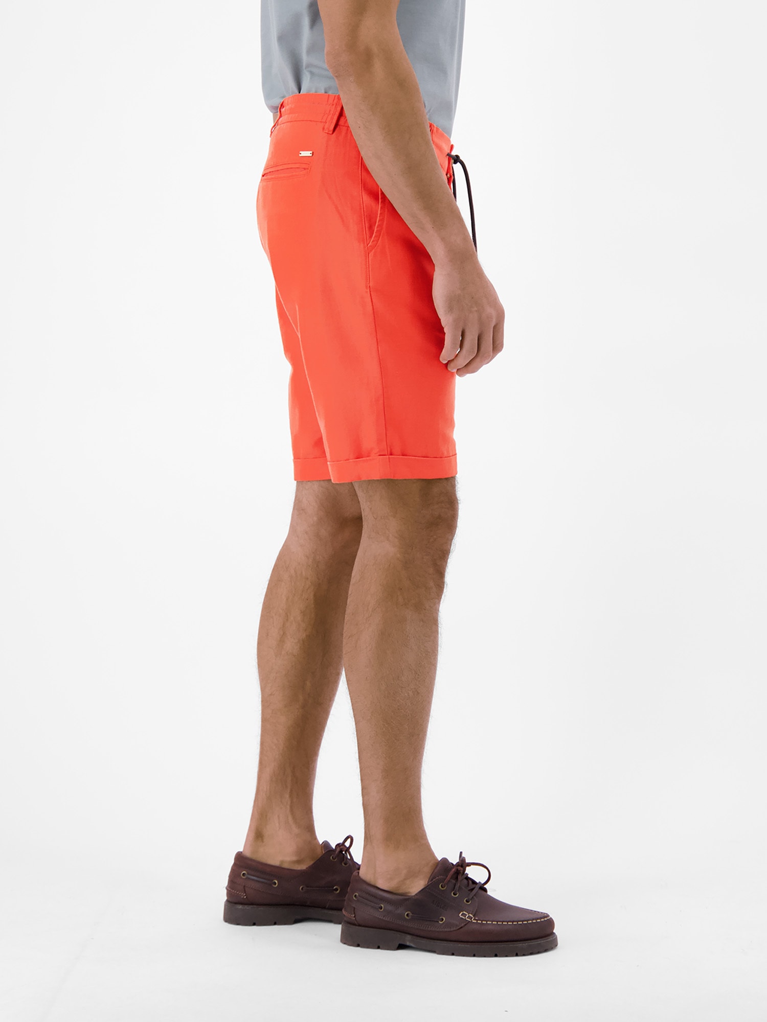 LERROS Chinoshorts »Chino-Shorts aus Baumwoll-Leinen-Mischgewebe«  Chino Hose Herren kurz, Tunnelzugbund und Gürtelschlaufen, 4 Taschen