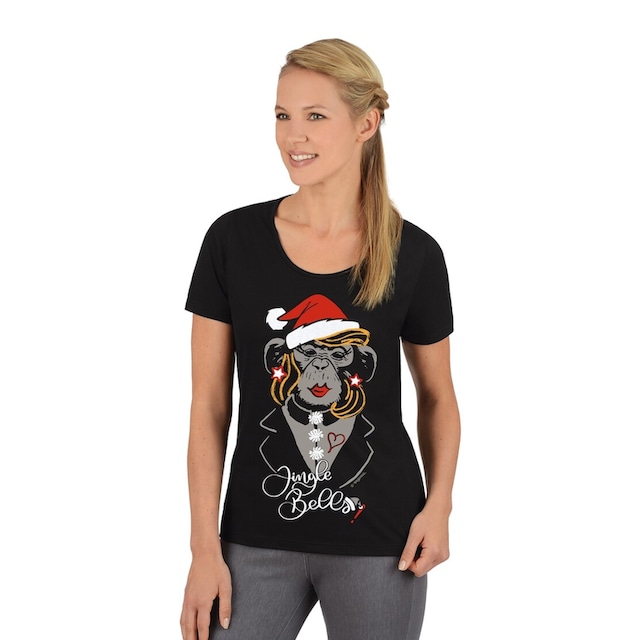 ♕ Trigema T-Shirt »TRIGEMA T-Shirt mit Weihnachts-Motiv« versandkostenfrei  kaufen