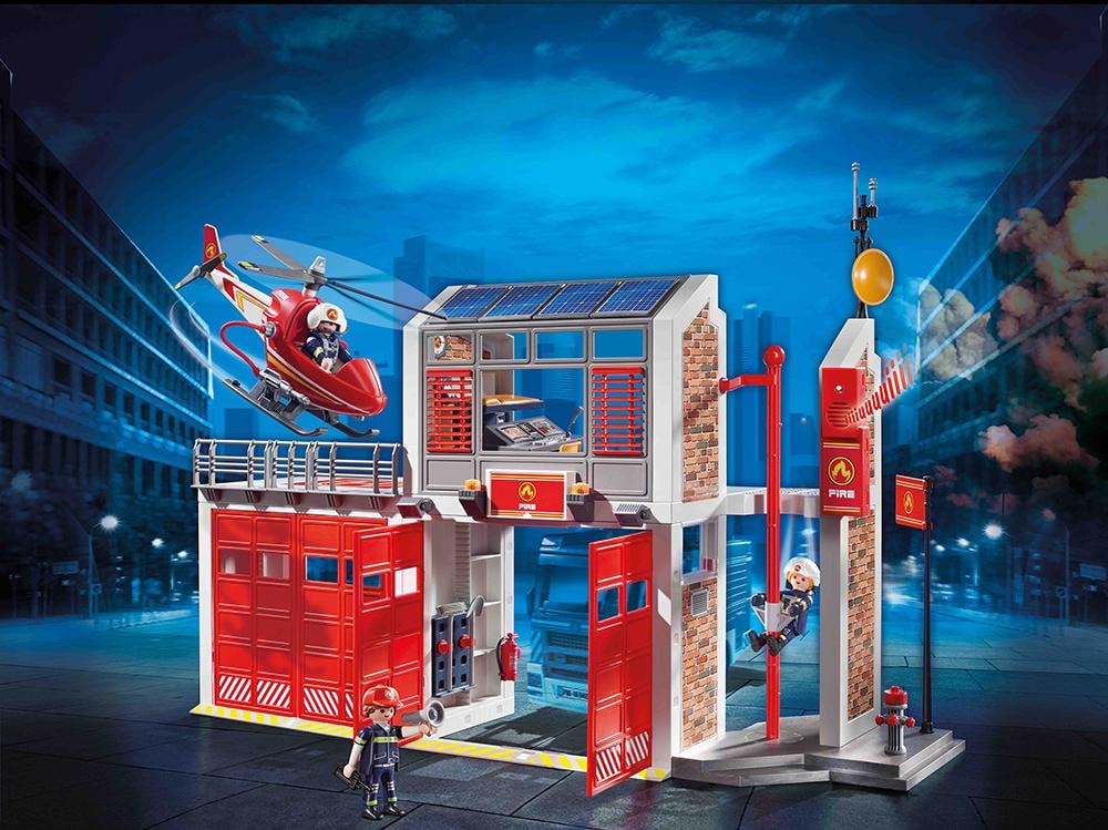 Playmobil® Konstruktions-Spielset »Grosse Feuerwache (9462), My Action Heroes«, Made in Germany