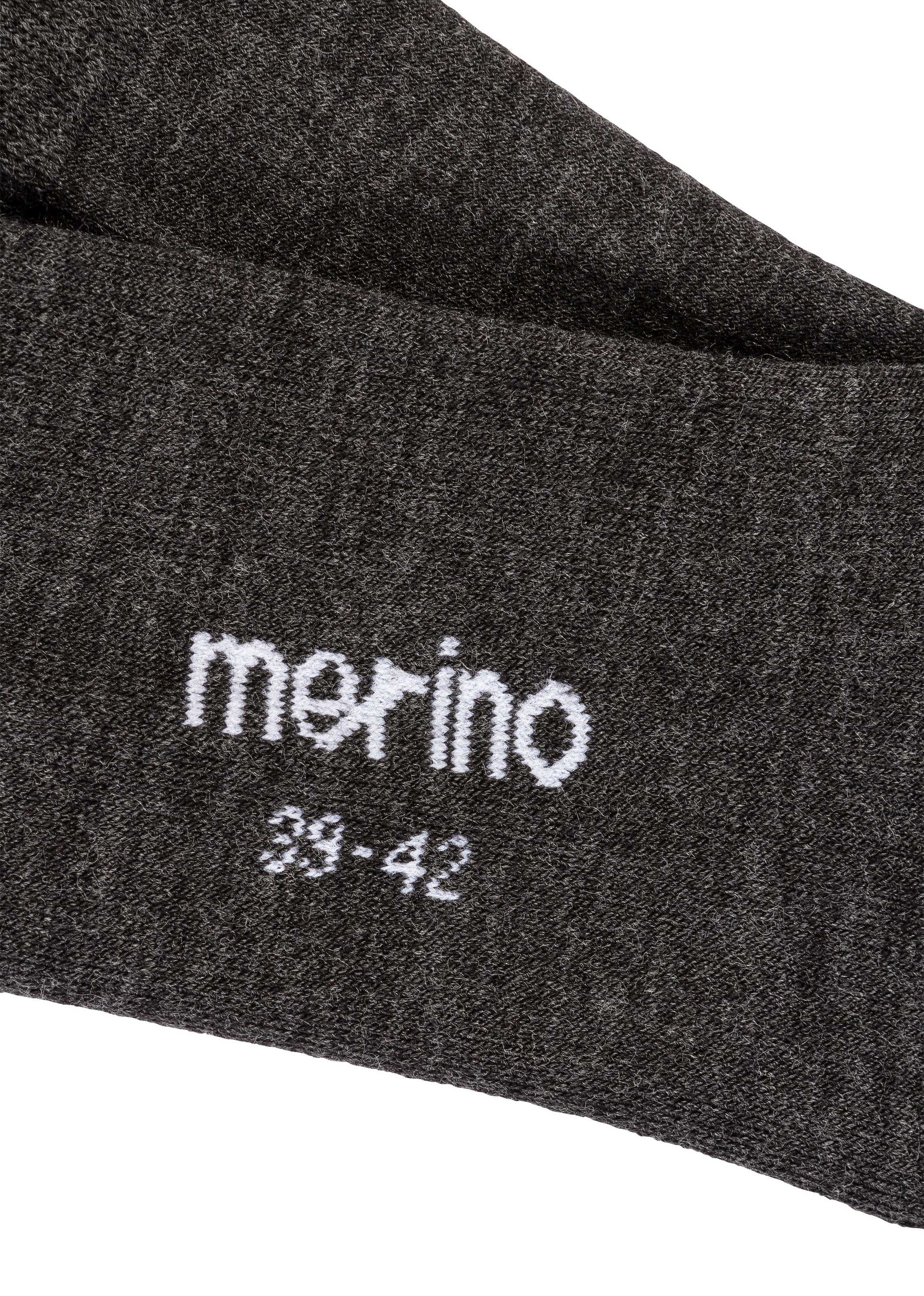 Apollo Basicsocken, (3er Pack), Unisex mit Stickerei und weichen Merinowoll-Anteil