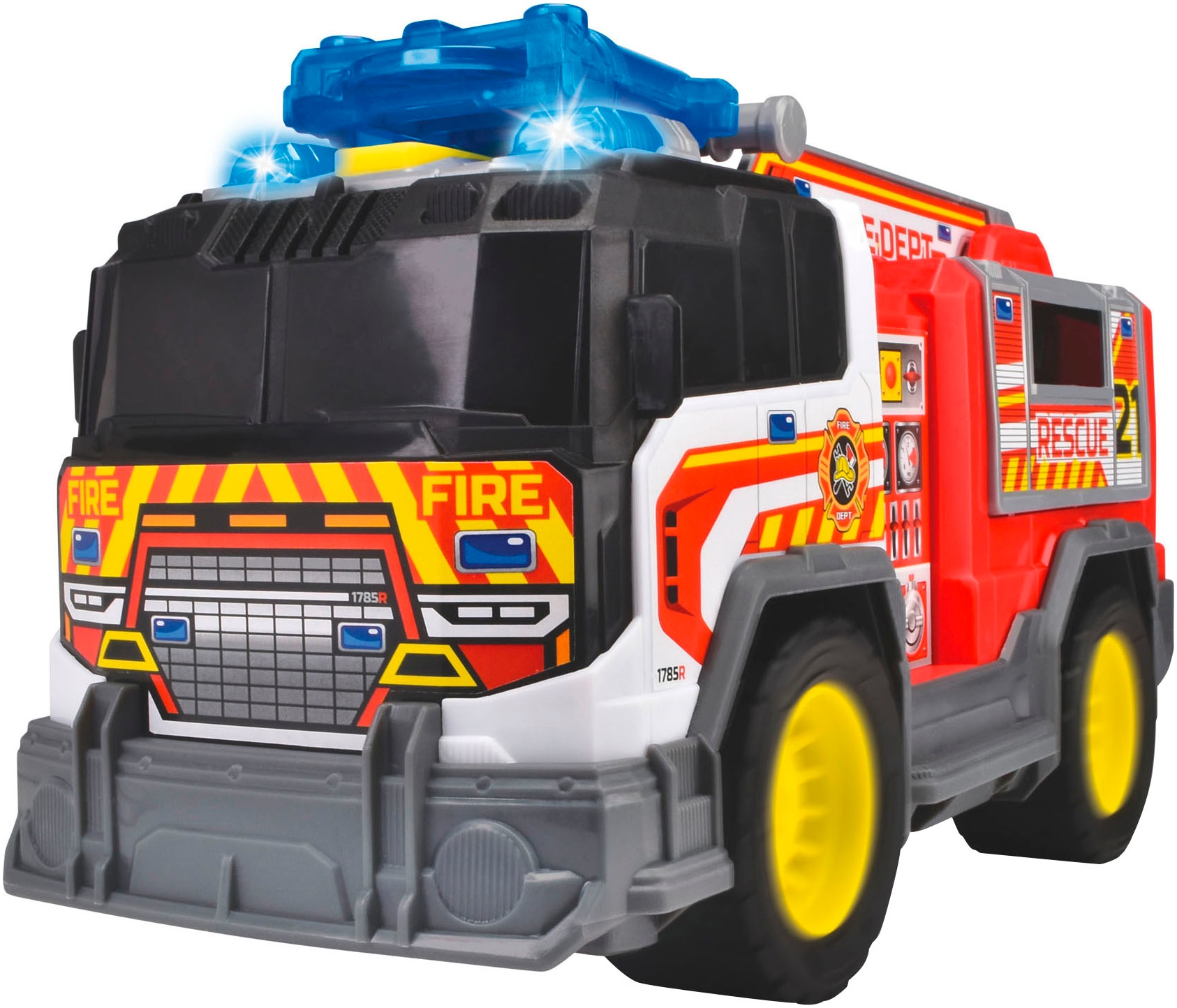 Dickie Toys Jouet pompier »Fire Rescue Unit« mit Licht und Sound
