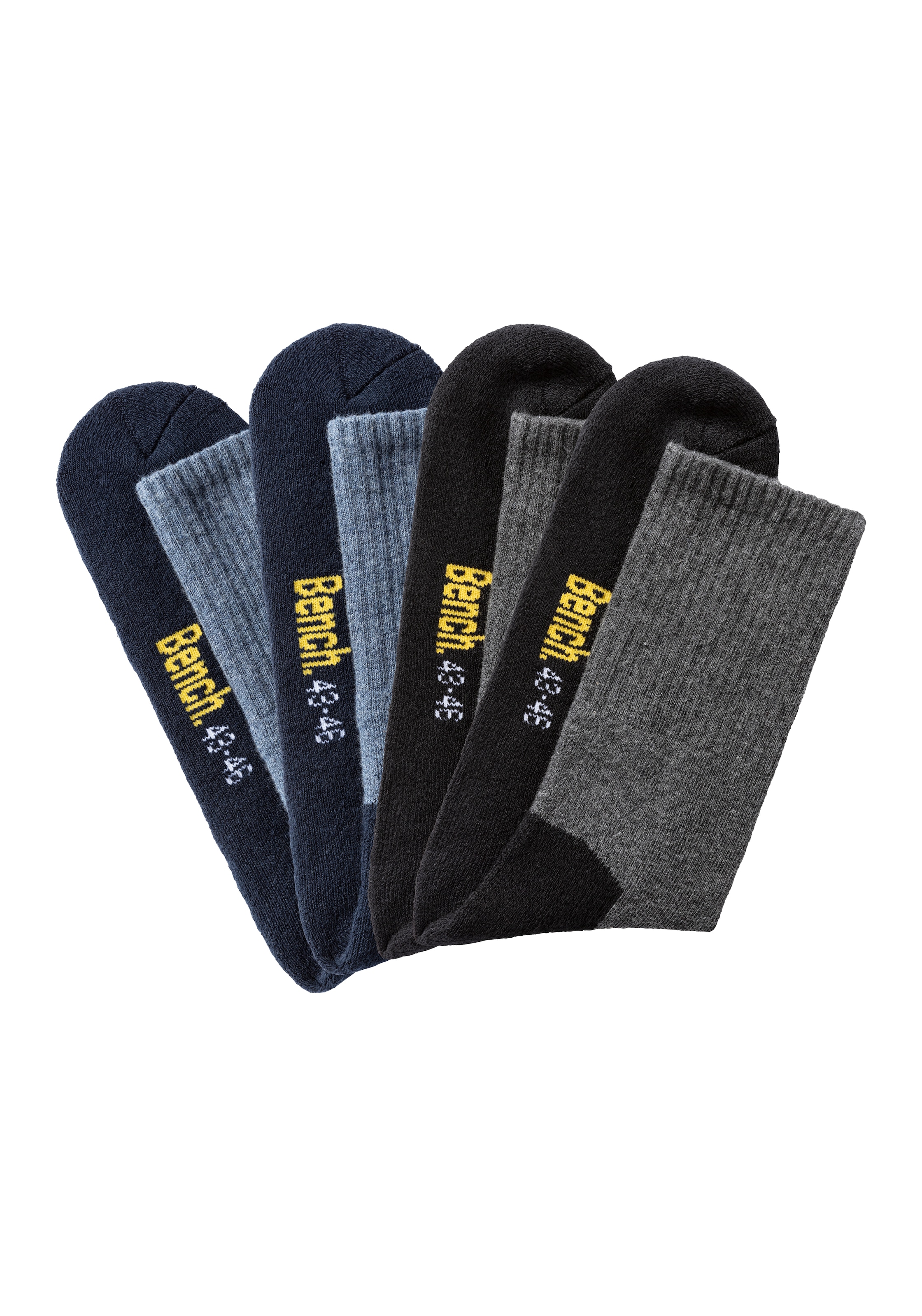 Bench. Tennissocken, (Packung, 4 Paar), mit Fussfrottee