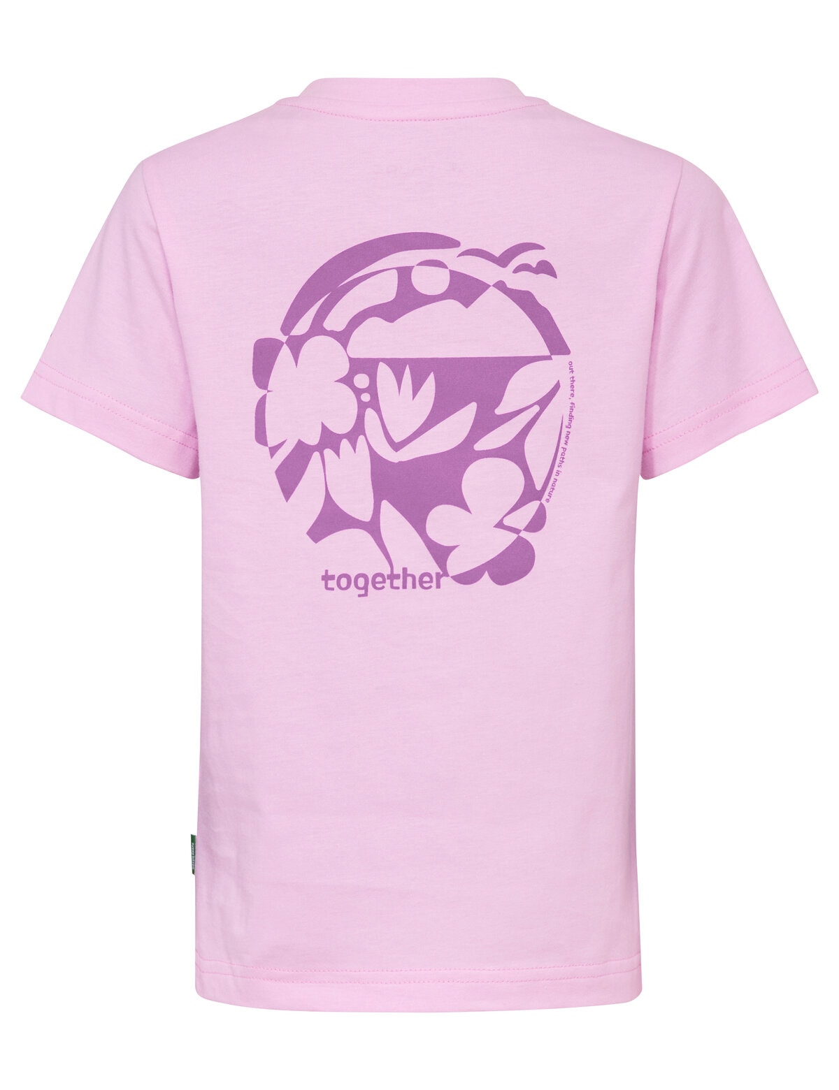 VAUDE T-shirt imprimé »Kids Lezza T-Shirt« pour enfants et adolescents, style sportif, manches courtes