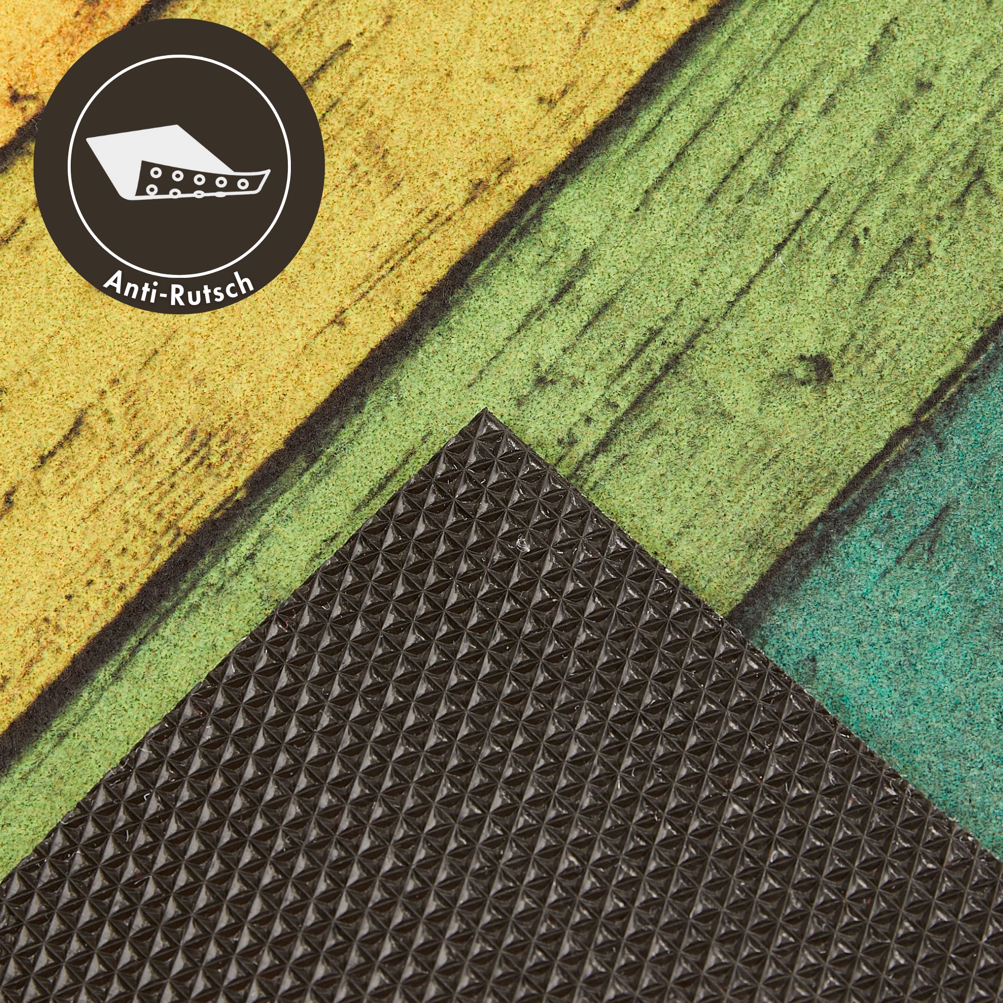 Andiamo Fussmatte »Modern« rechteckig 6,5 mm Höhe Schmutzfangmatte, bedruckt, diverse Motive, In- und Outdoor geeignet