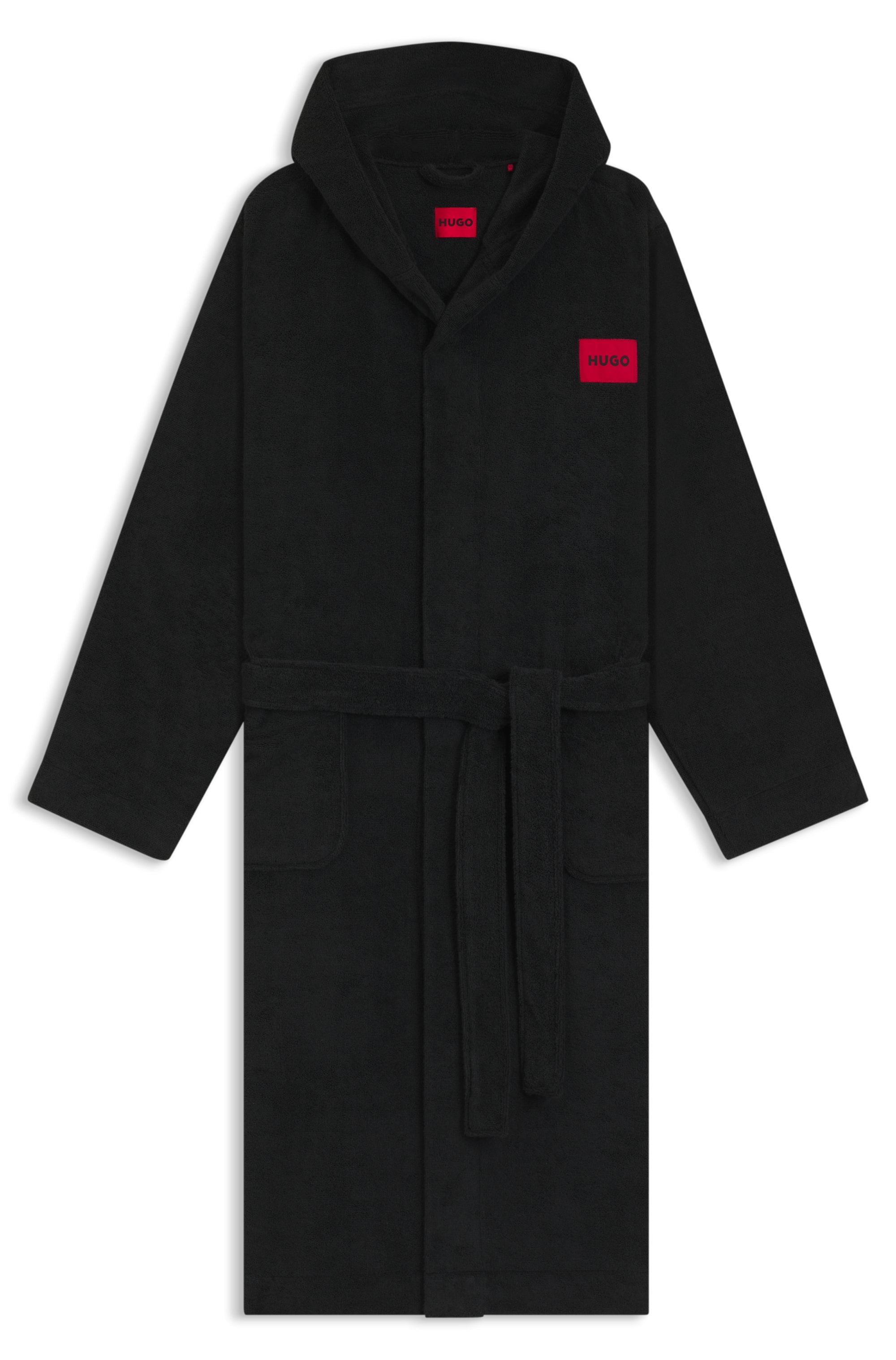 HUGO Underwear Bademantel »Terry Gown Hooded« mit Kapuze & kontrastfarbenen Logo