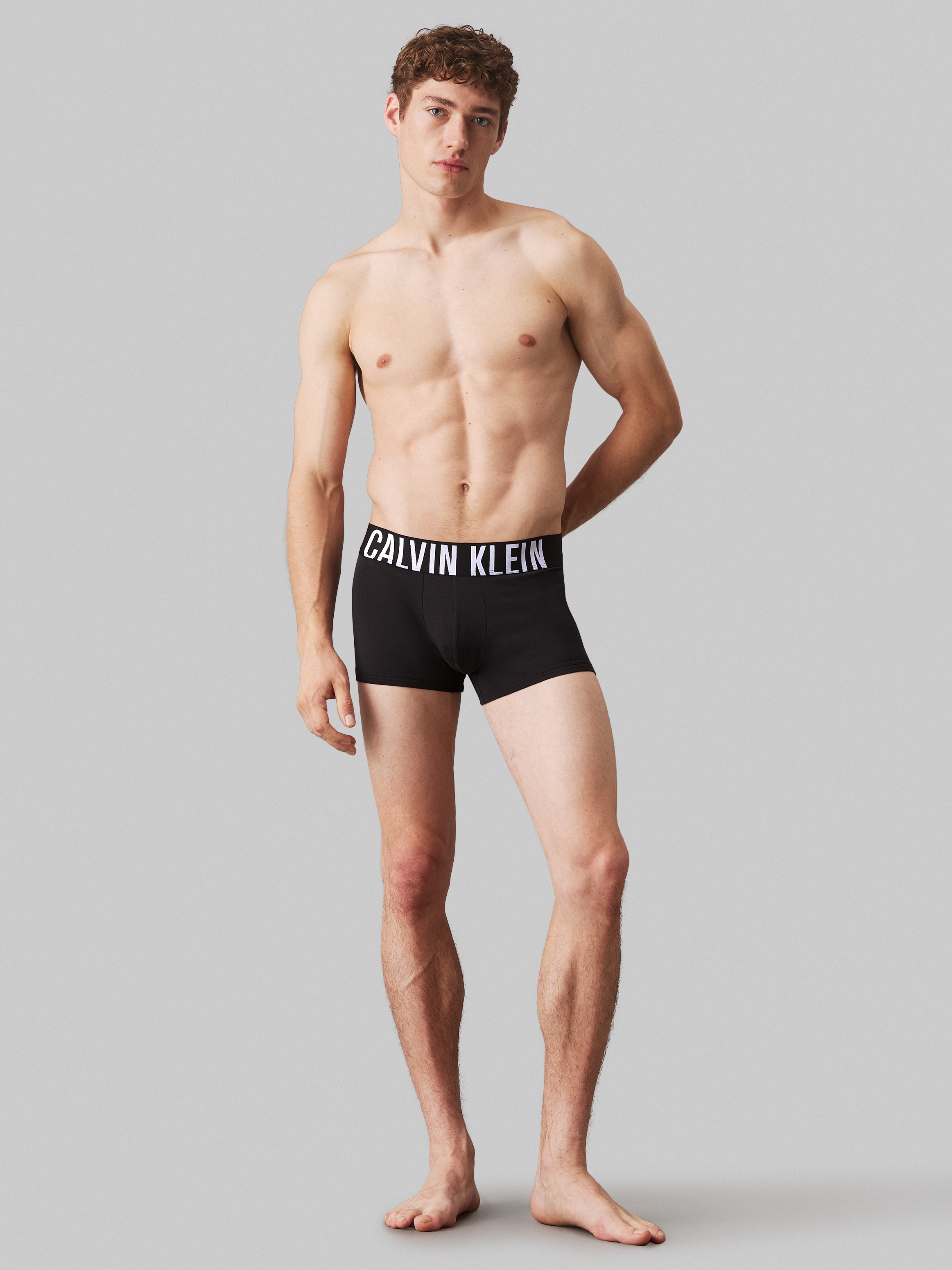 Calvin Klein Underwear Trunk »TRUNK 3PK«, (Packung, 3 St., 3er), mit Logo-Elastikbund