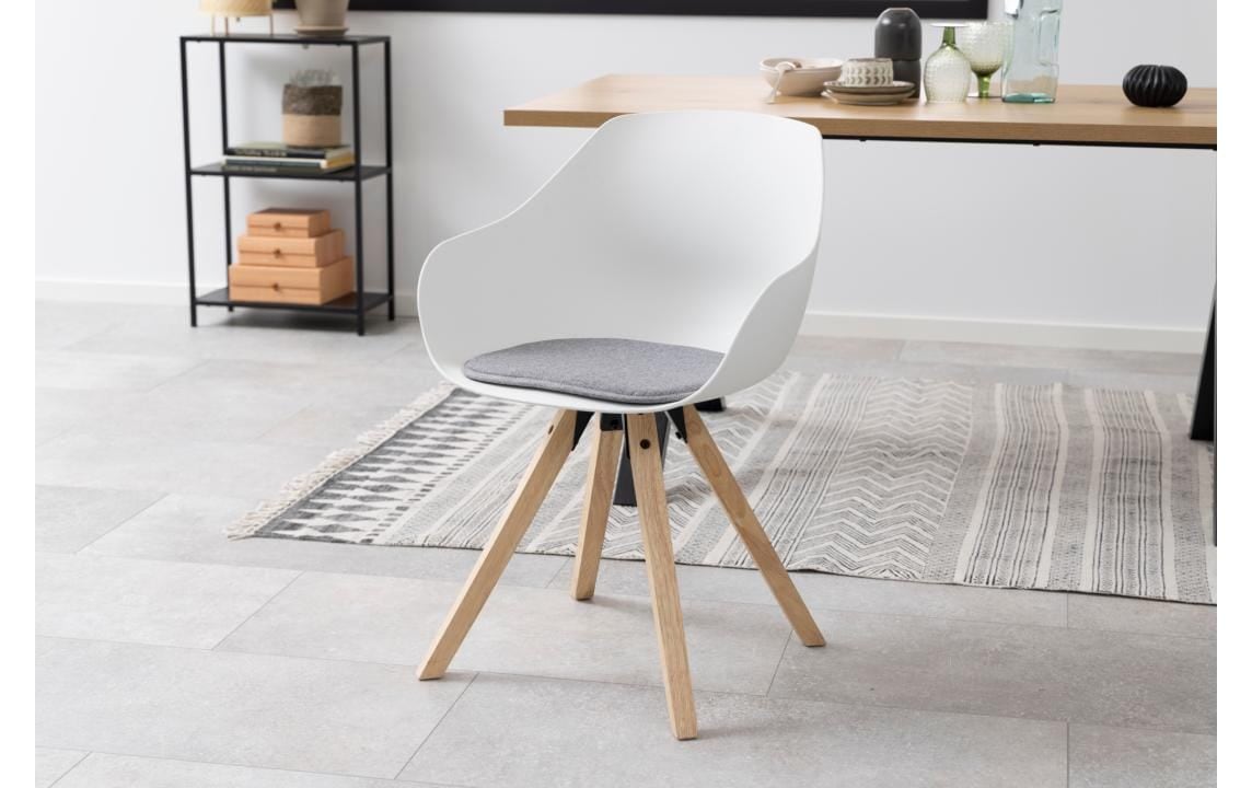 AC Design Stuhl »Tina 2 Stück« () 2 Stk.Komfortabler Esszimmerstuhl mit Armlehne und Kissen