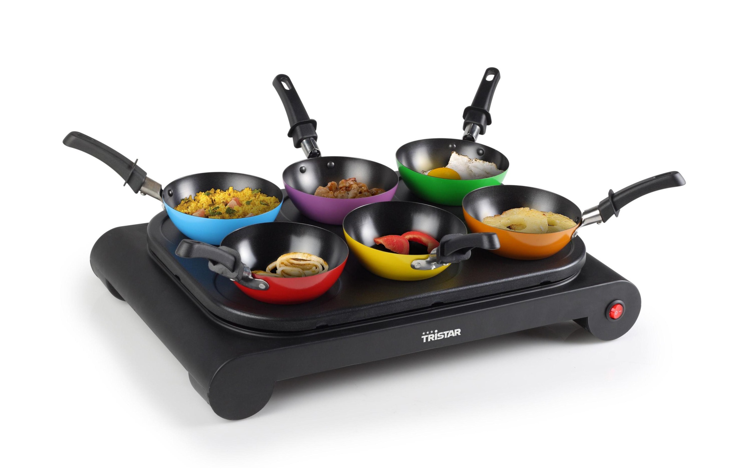 Image of Tristar Raclette "Wok Set für 6 Personen" 1.000 W