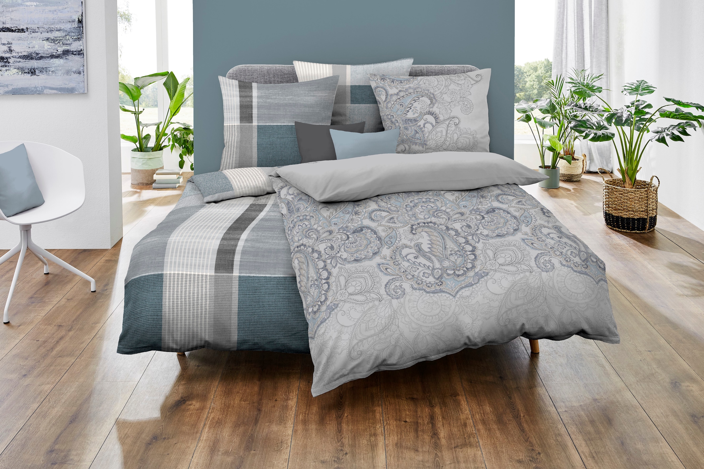 Kaeppel Linge de lit »Indica« 2 cuis avec motif paisley