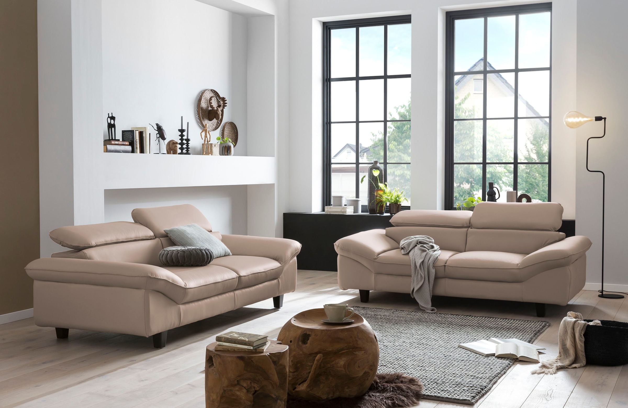 Home affaire 2-places »Pilot« Big-Sofa mit Kopfteilverstellung