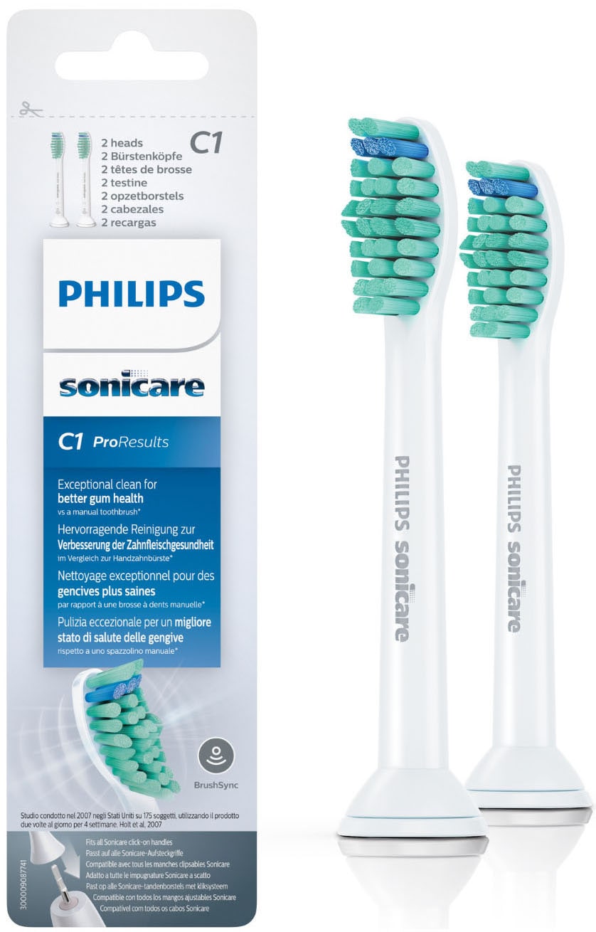 Philips Sonicare Aufsteckbürsten »ProResults Standard«, Standardgösse, mit Erinnerungsborsten