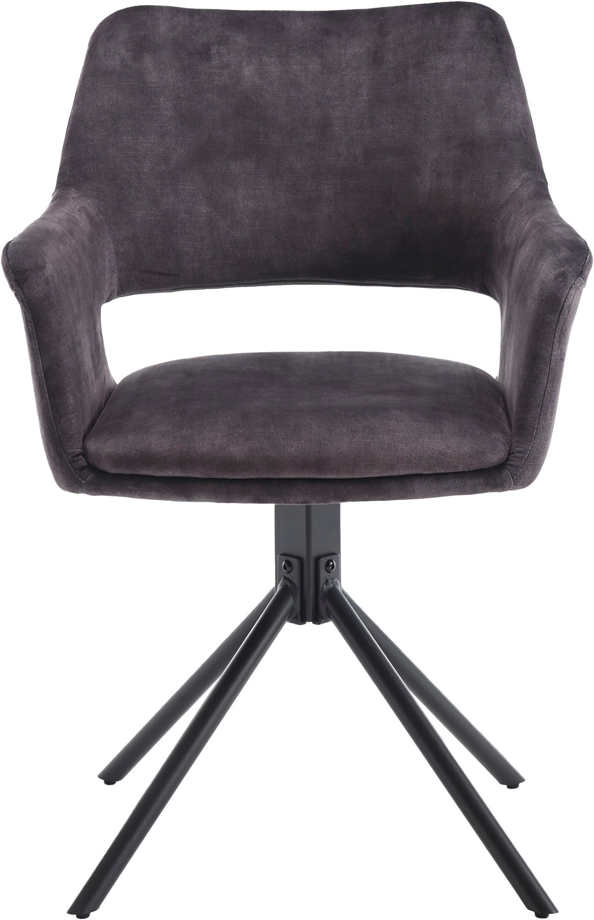 byLIVING Esszimmerstuhl »Eleonore 2er-Set«, (Set), 2 St., Samtvelours-Vintage, drehbarer Stuhl mit gemütlicher Polsterung in verschiedenen Stoffen