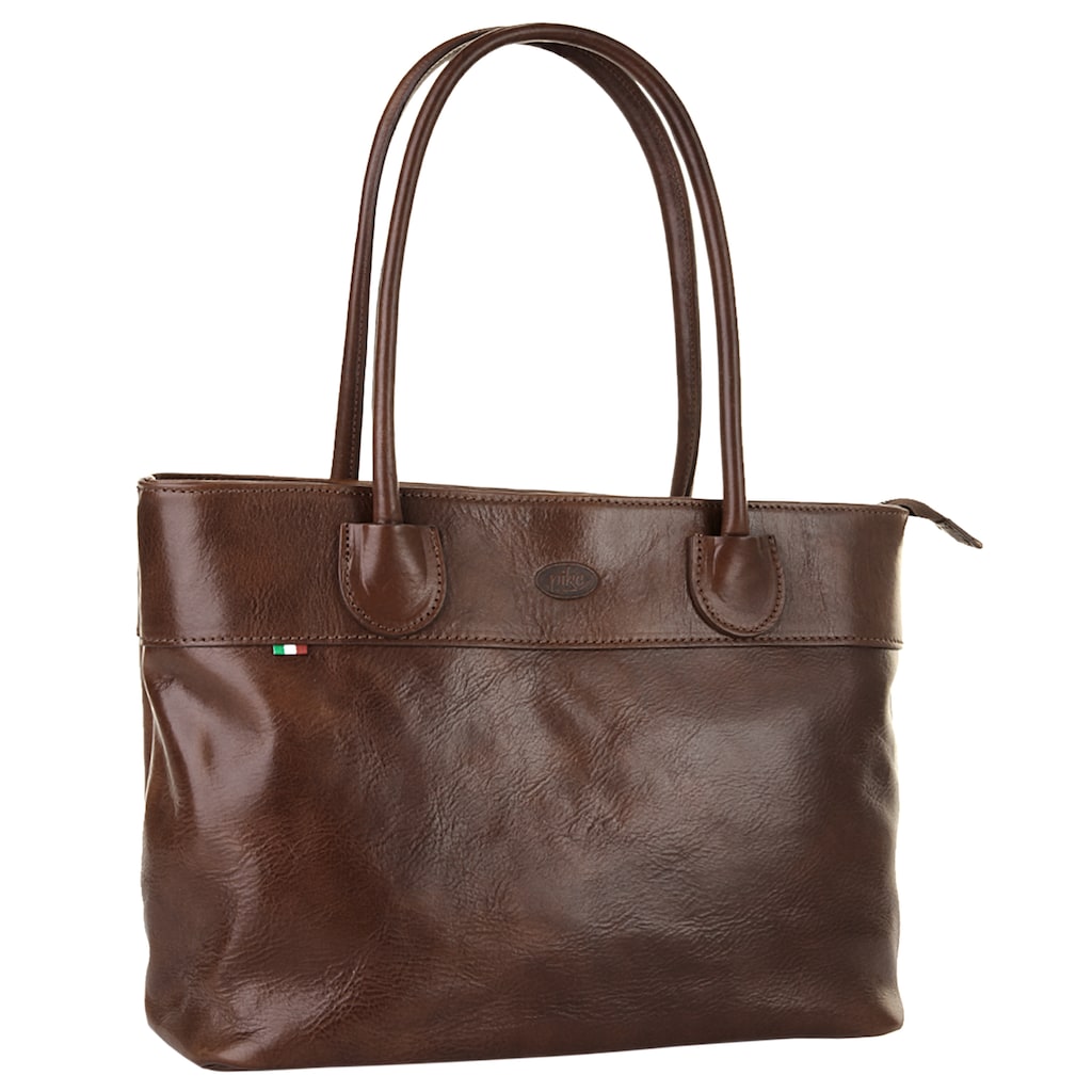 Piké Shopper, echt Leder, Made in Italy