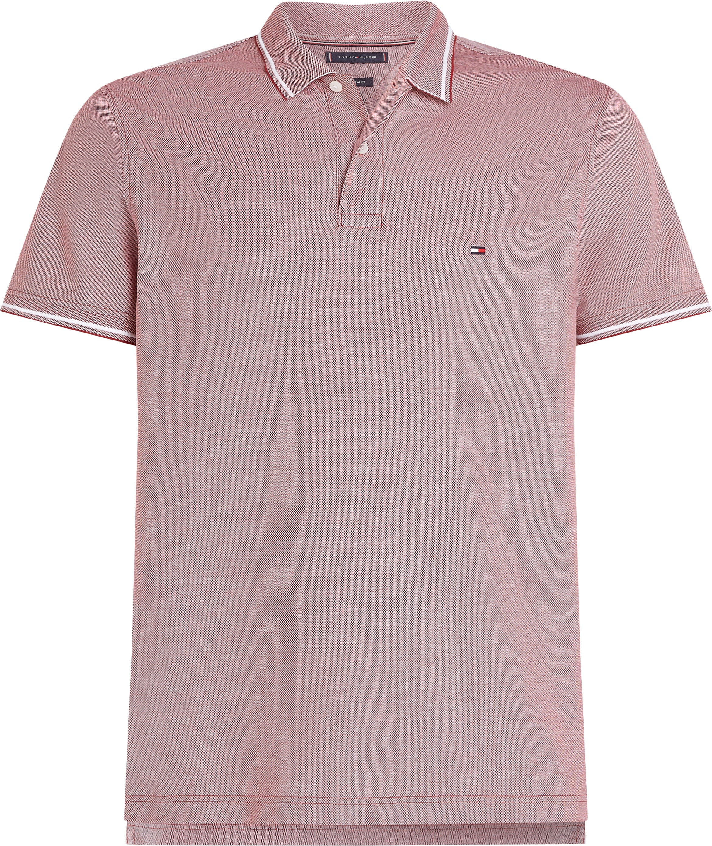 Tommy Hilfiger Big & Tall Poloshirt »BT-OXFORD TWO TONE REG POLO-B«, in Grossen Grössen, Logostickerei