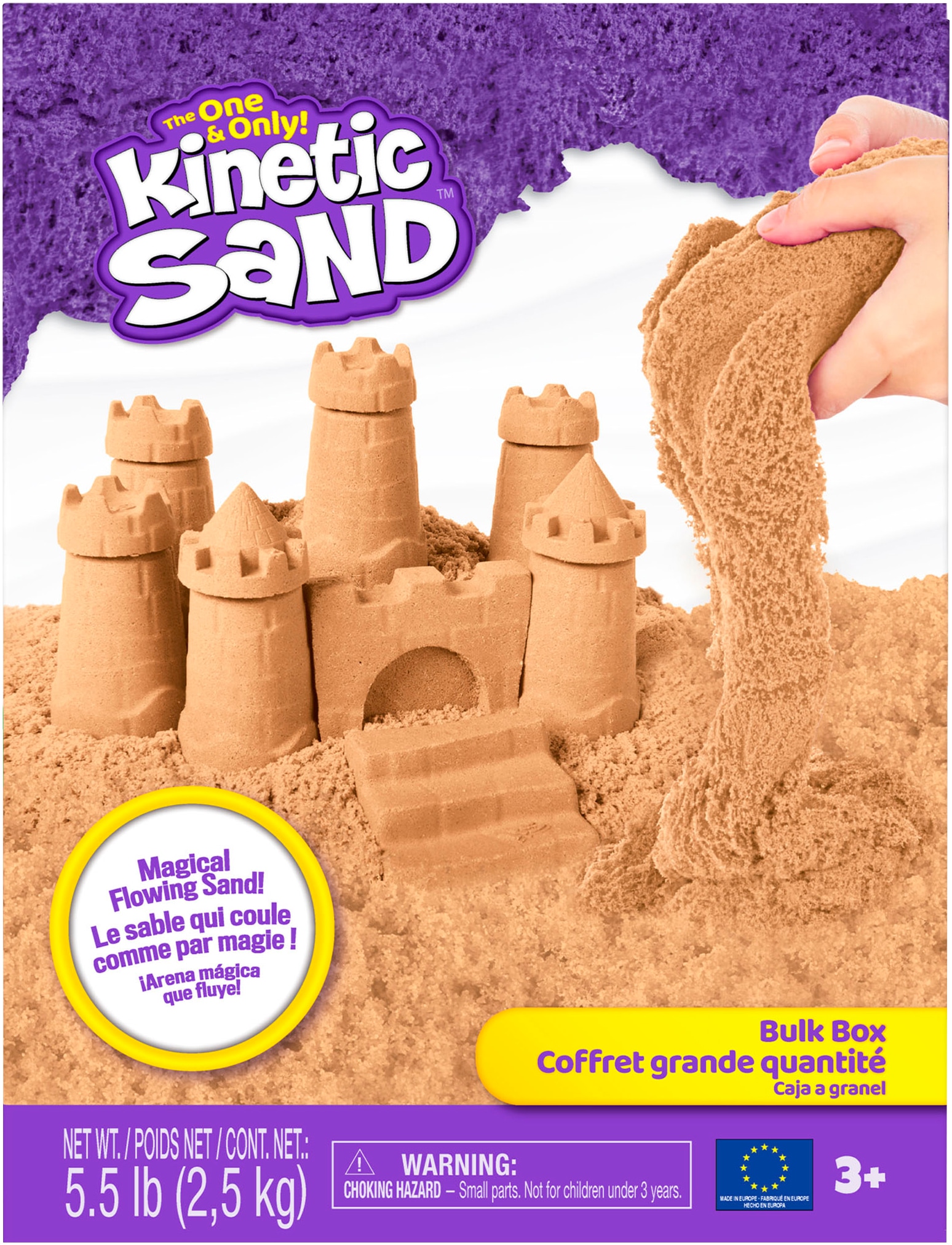 Spin Master Set créatif »Kinetic Sand - Braun 2,5 kg«