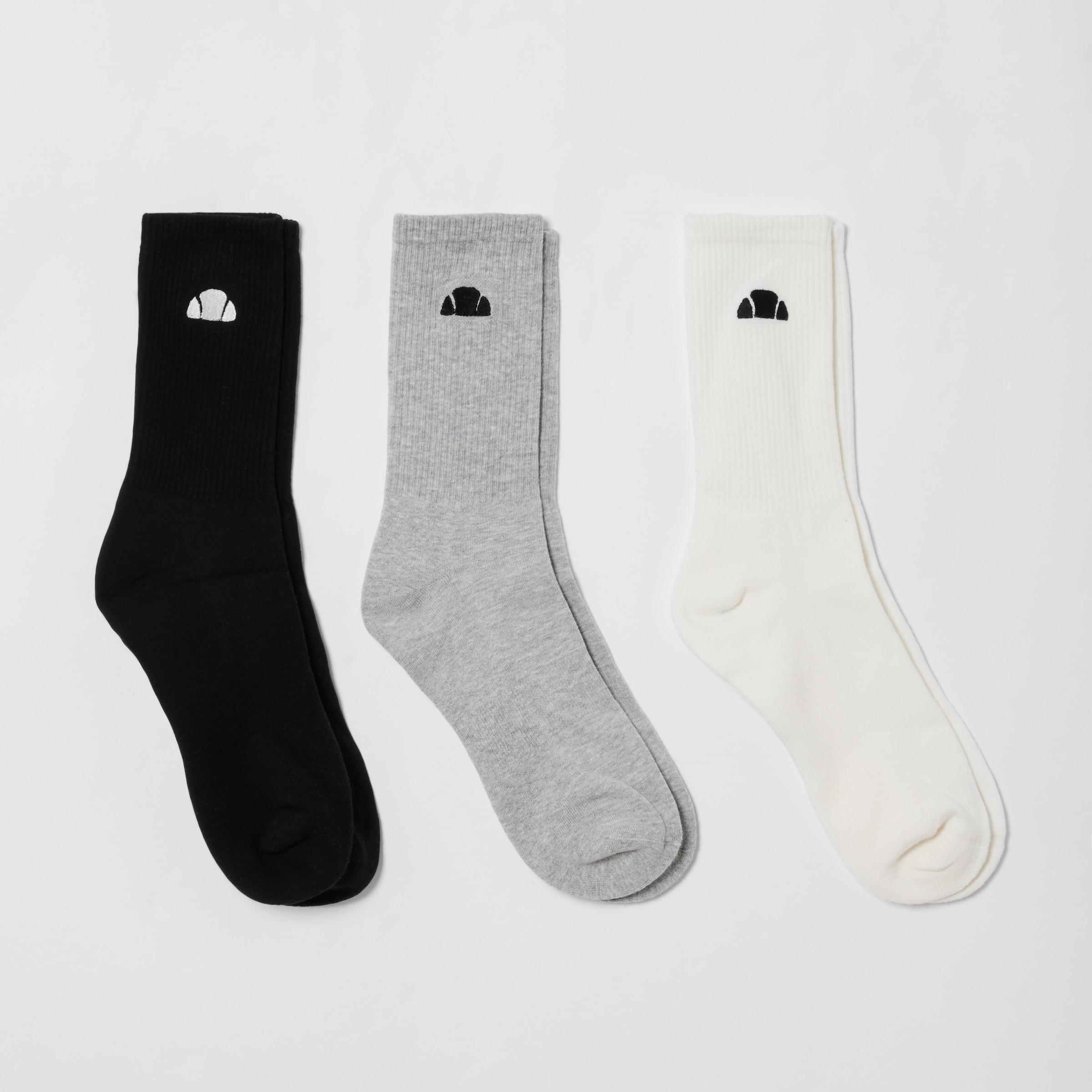 Image of Ellesse Freizeitsocken 3er-Pack, aus Baumwolle, Polyester, Polyamid und Elasthan