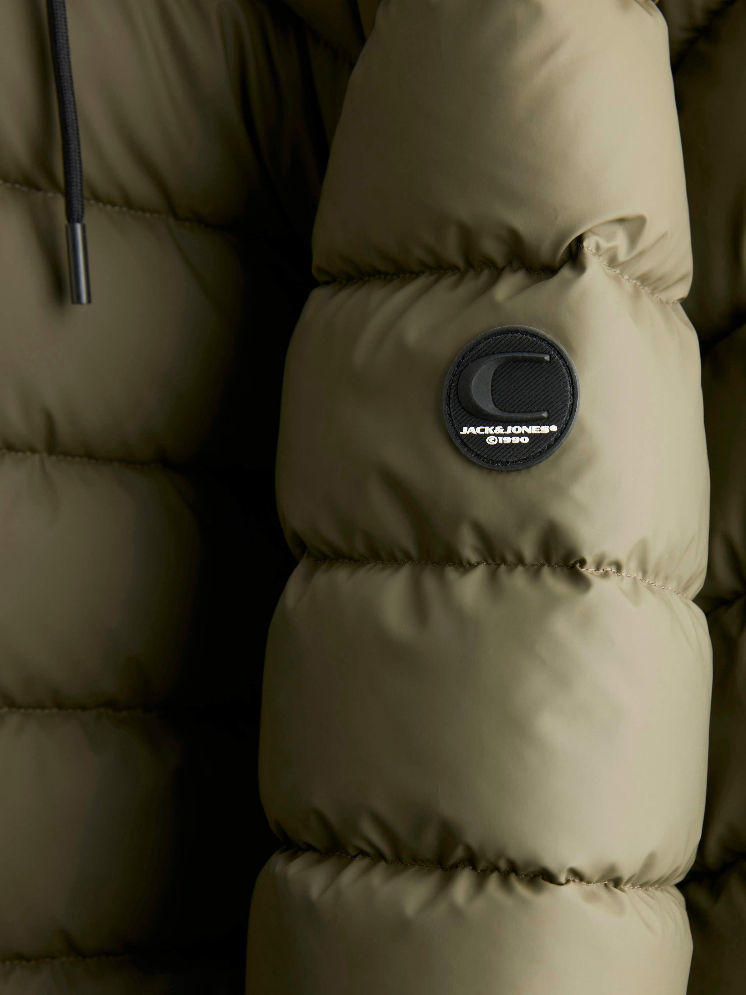 Jack & Jones Veste matelassée »JCOPOINT PU PUFFER JACKET BF« mit Kapuze