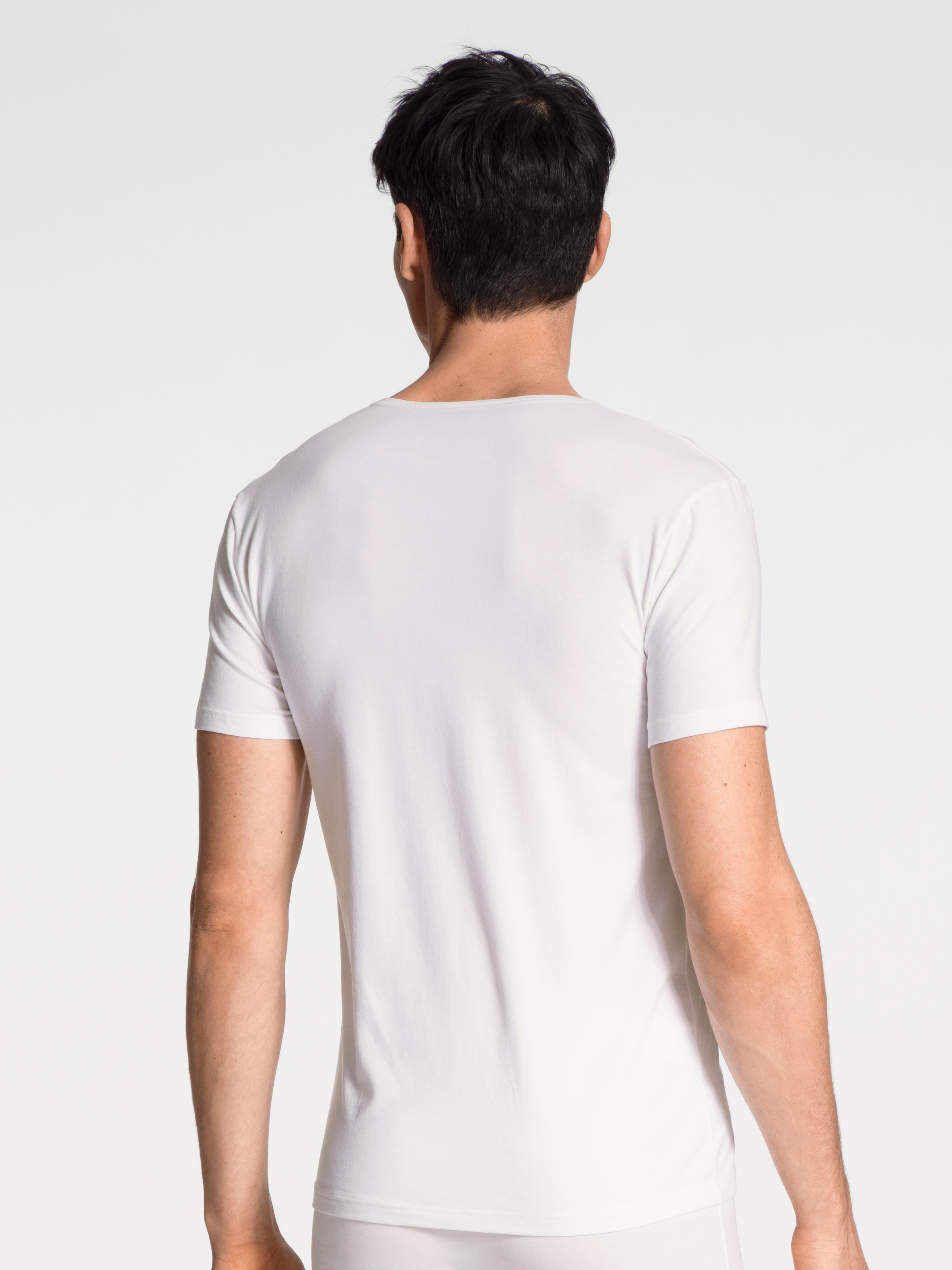 CALIDA T-Shirt »Cotton Code«, mit V-Ausschnitt und perfekter Passform