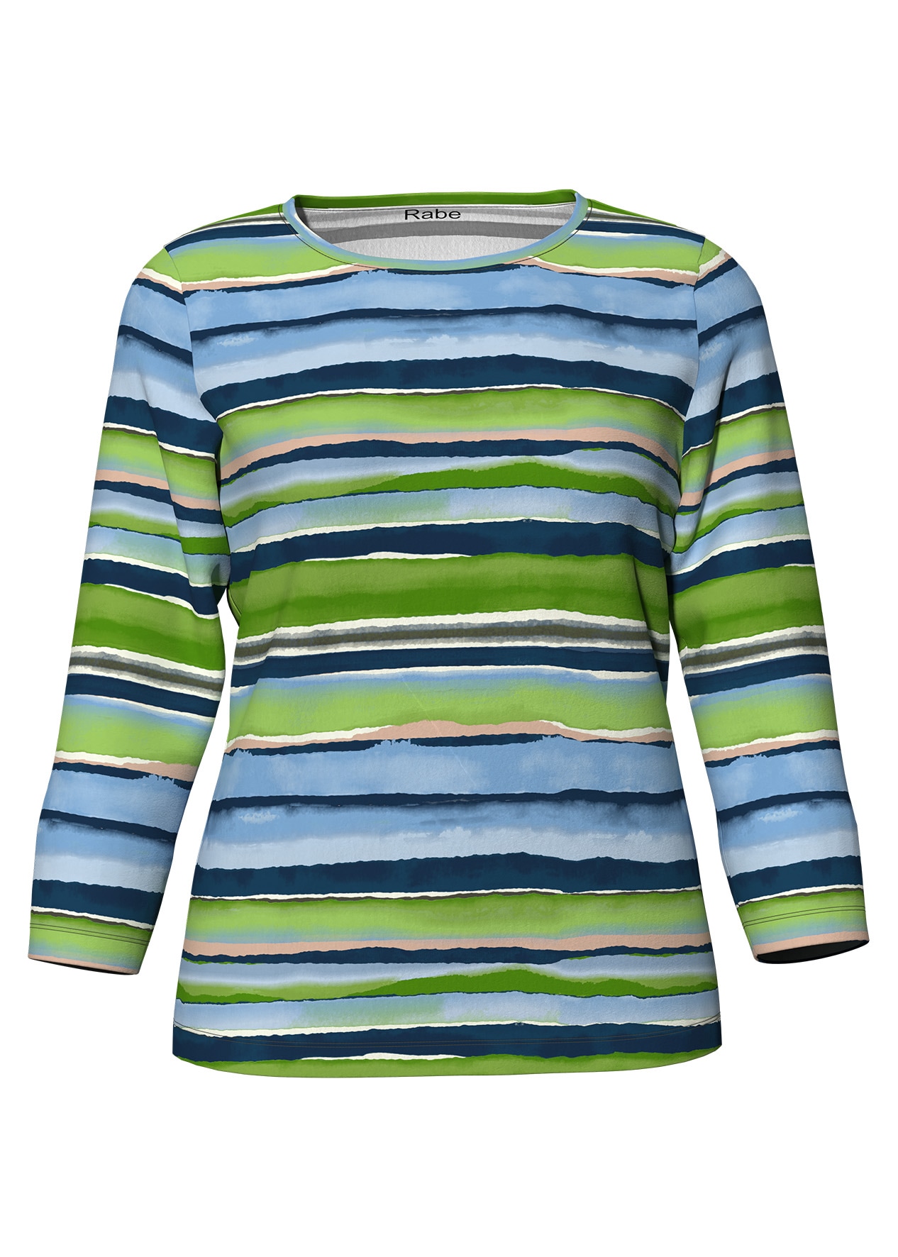 Rabe 3/4-Arm-Shirt, im Streifen-Look