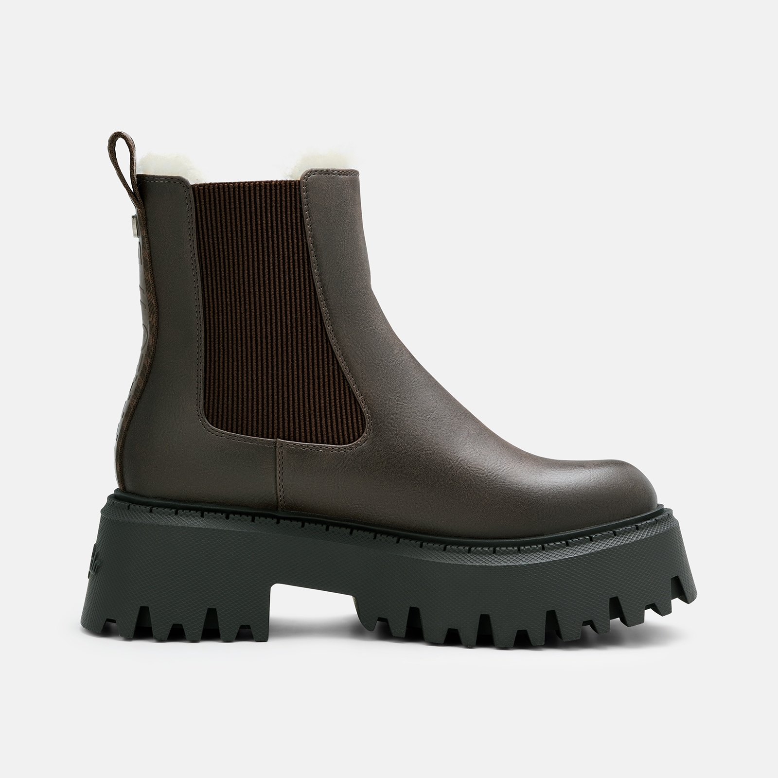 Buffalo Chelseaboots »ASPEN«  Stiefelette, Plateauboots mit Stretcheinsatz