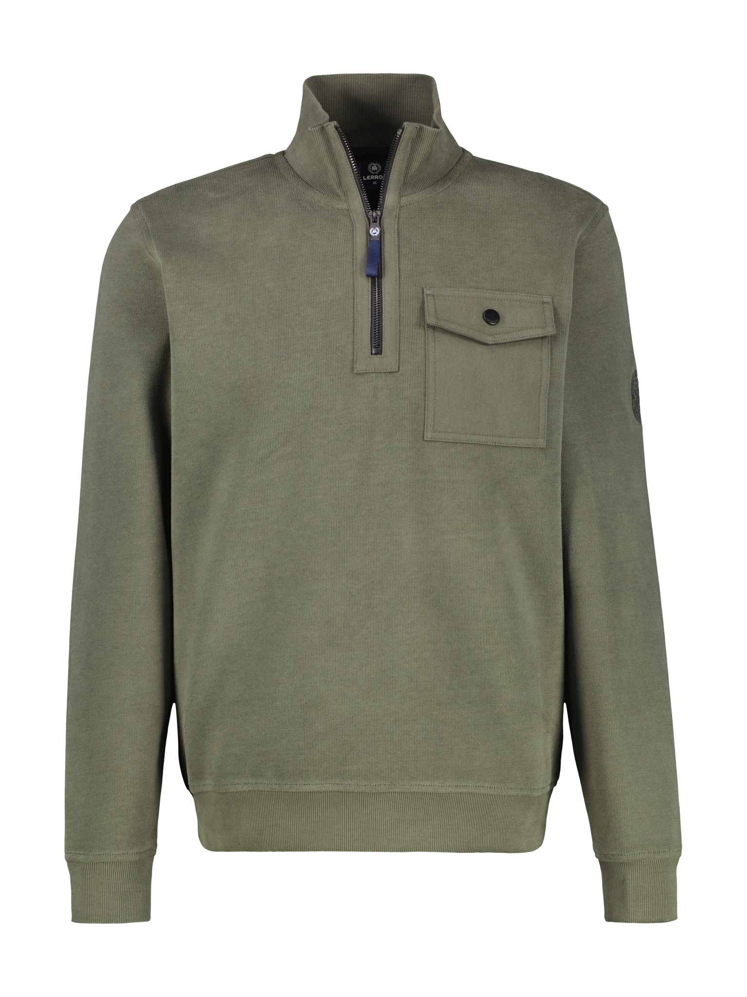 LERROS Pull , mit Zipper und Stehkragen
