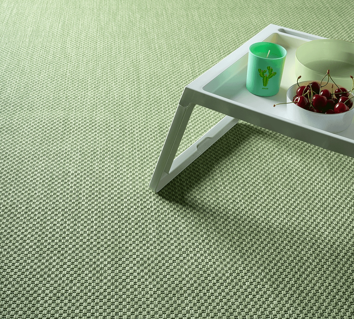 the carpet Teppich »Mistra round«, rund, 1 mm Höhe, moderner robuster In und Outdoor Teppich