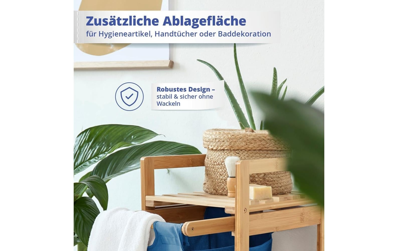 Lumaland Wäschekorb »Bambus 30 l«