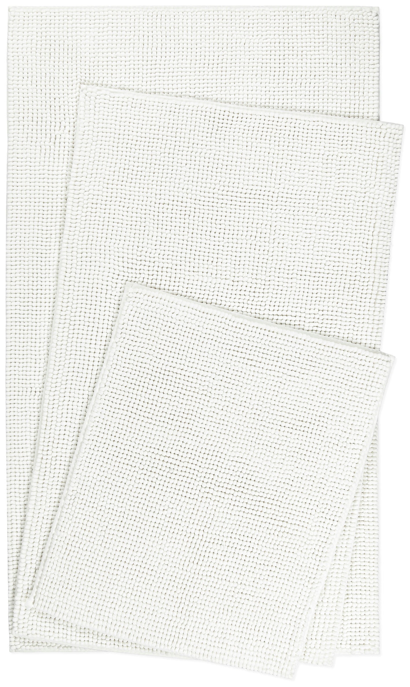 Wecon home Basics Badematte »Balu« Höhe 14 mm Chenille, waschbar, rutschfest, schnell trocknend, weich, Badteppich