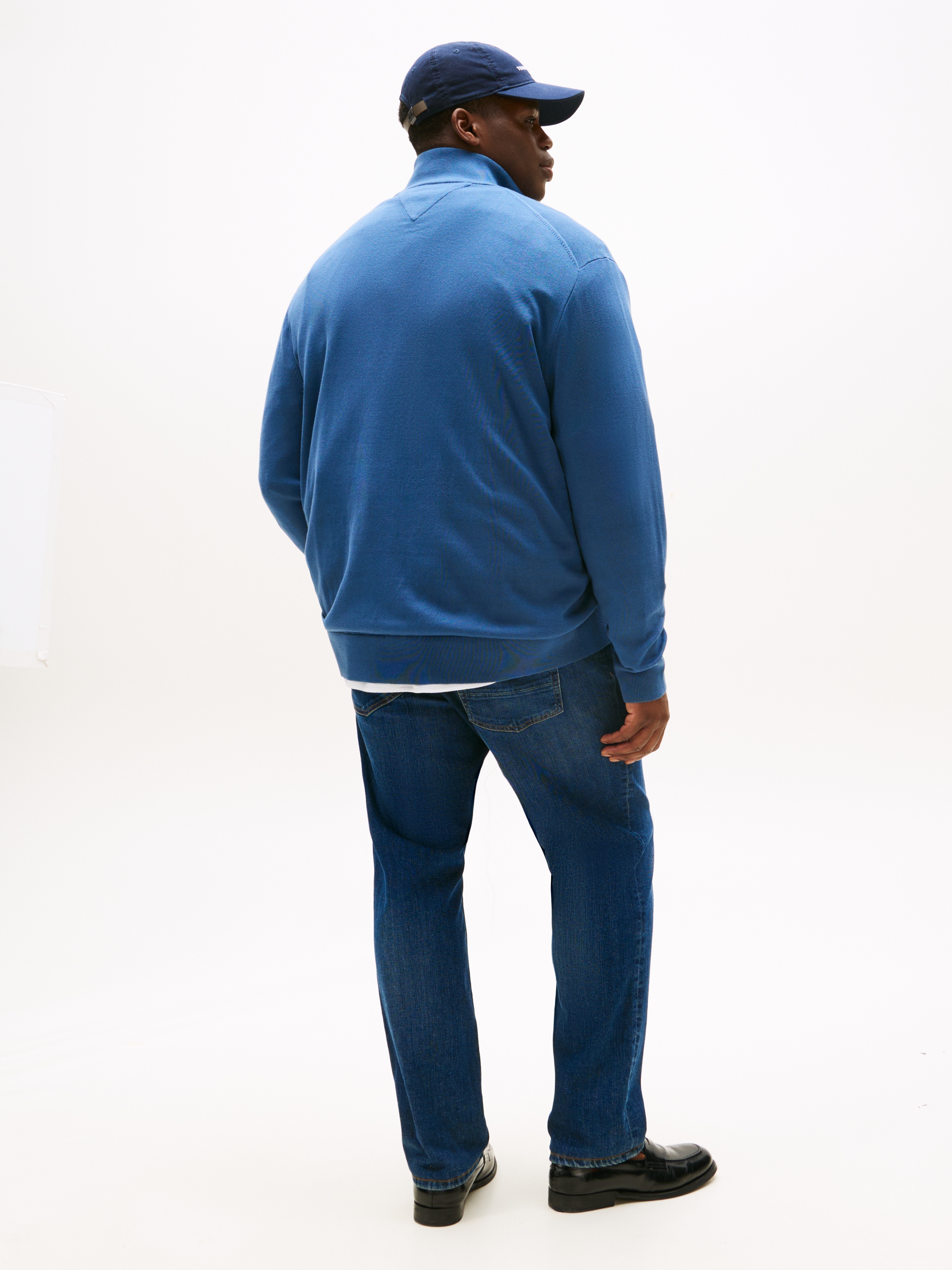 Tommy Hilfiger Big & Tall Strickjacke »BT-ESSENTIAL COTTON ZIP THRU-B«, Grossen Grössen