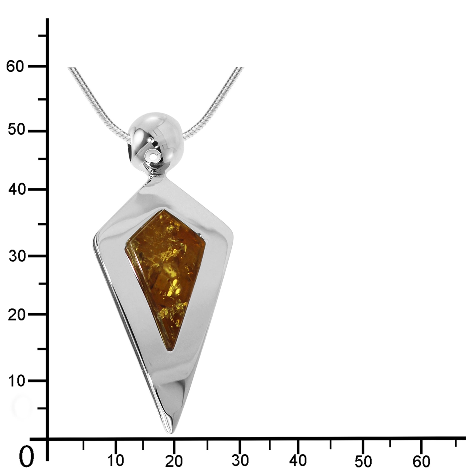 OSTSEE-SCHMUCK Kette mit Anhänger »Ostsee-Schmuck Kette mit Anhänger Erka Kette mit Anhänger Erka«
