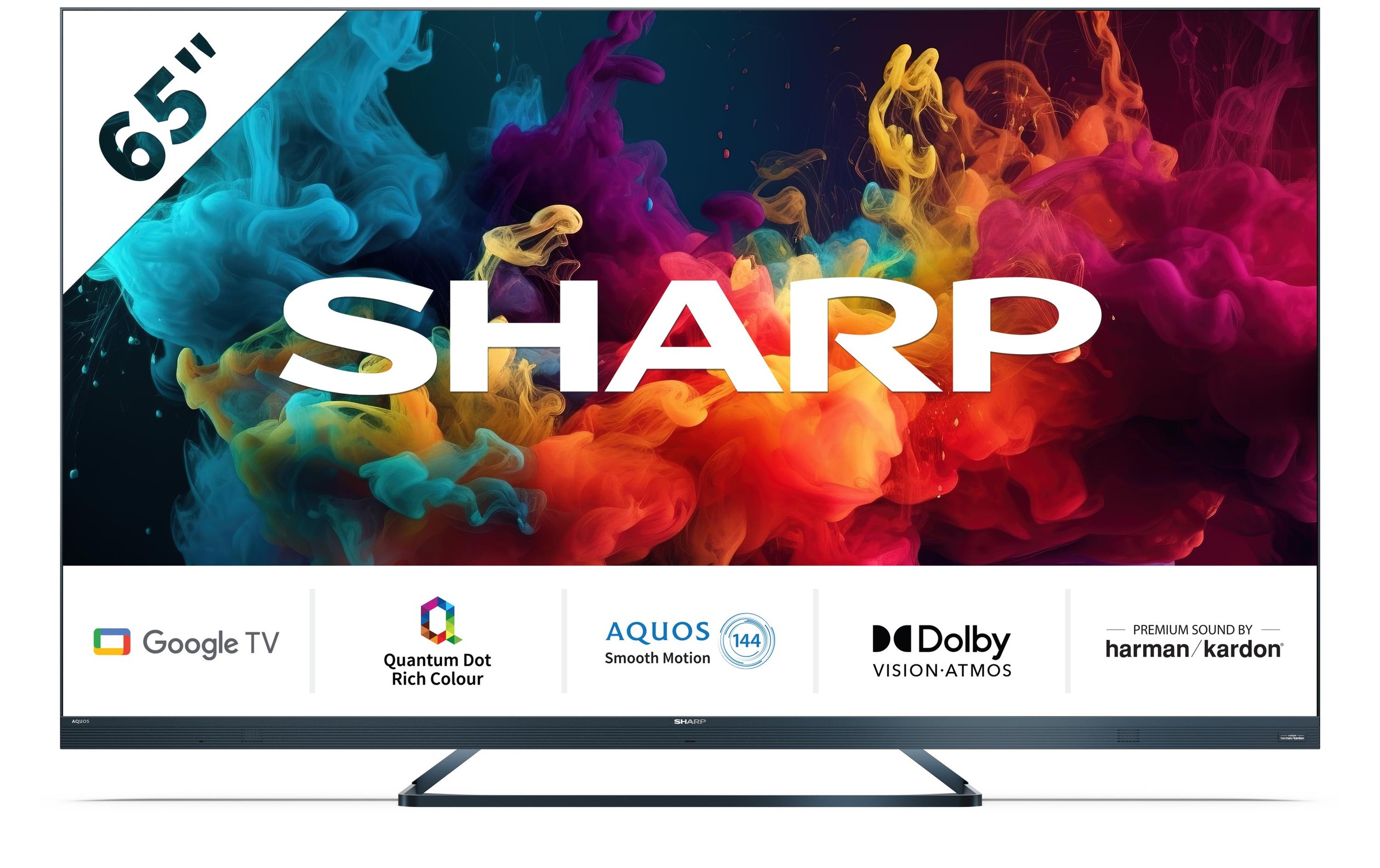 Sharp LED-Fernseher »65FQ5EG«, 4K Ultra HD, Google TV