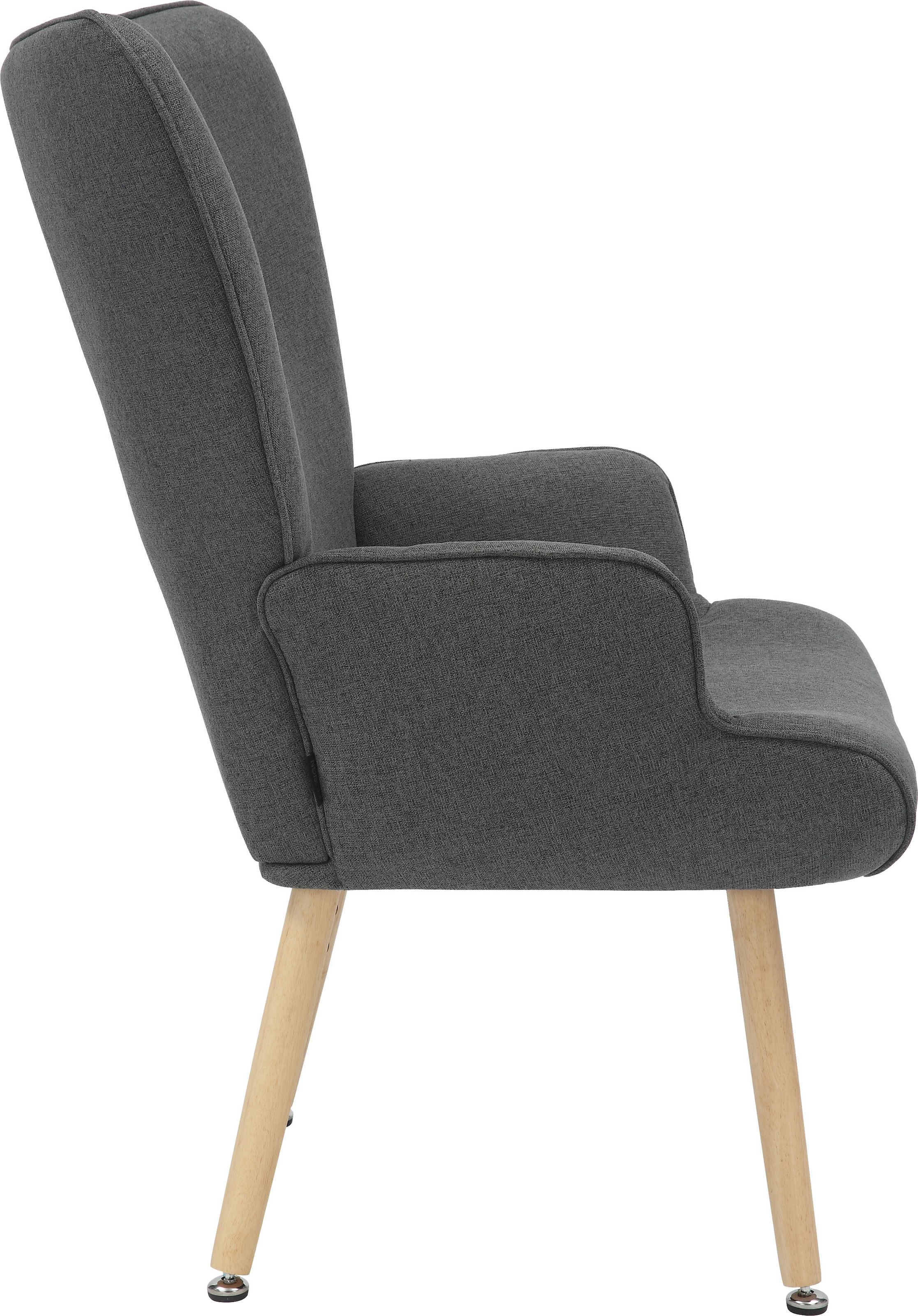 INOSIGN Fauteuil de relaxation »KEADY, Hochlehnsessel, TV-Sessel,« Relaxsessel, Ohrensessel mit stabilem Echtholzgestell
