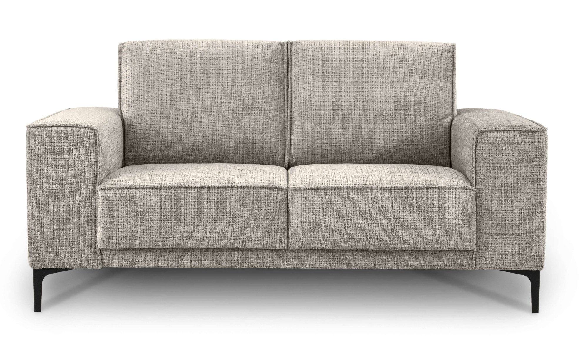 GOODproduct 2-places »OLAND Chenille, Sofa, B: 164 cm, Skandi-Design« 164 cm, suspension à vagues, design scandinave, pieds en métal