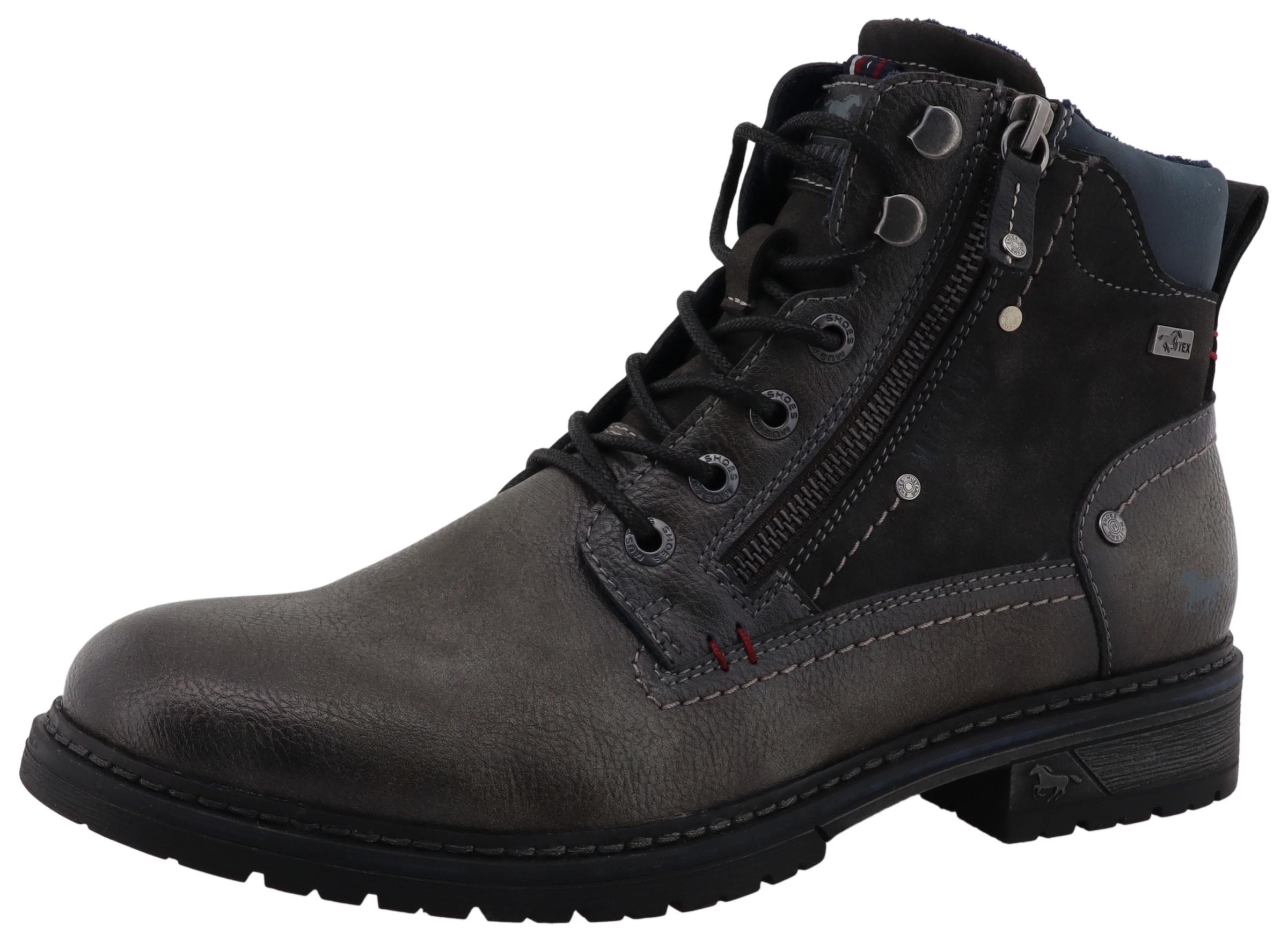 Image of Mustang Shoes Schnürboots "Marcas" Business Stiefel, Boots mit Textilfutter