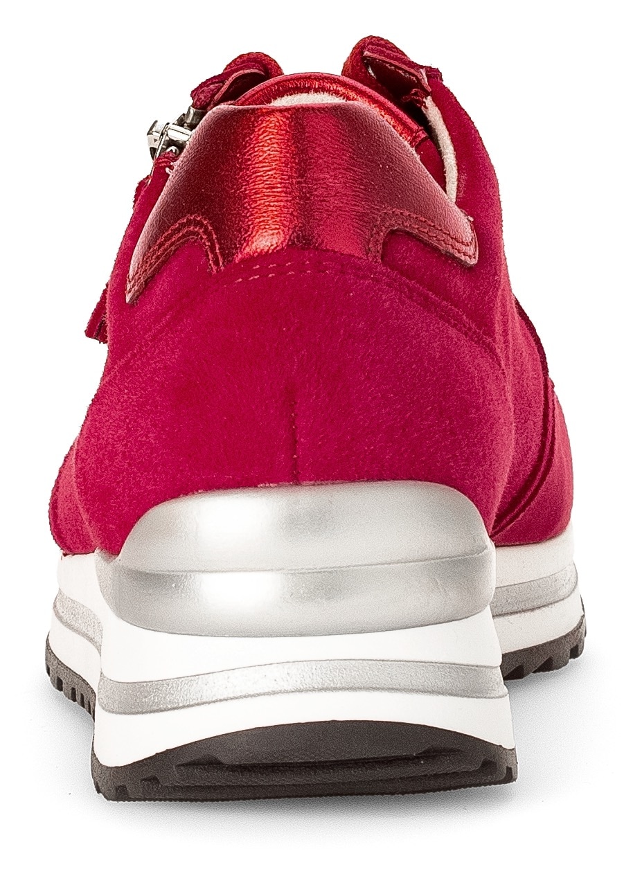 Gabor Keilsneaker »TURIN«, Freizeitschuh, Halbschuh, Schnürschuh mit Wechselfussbett, H-Weite