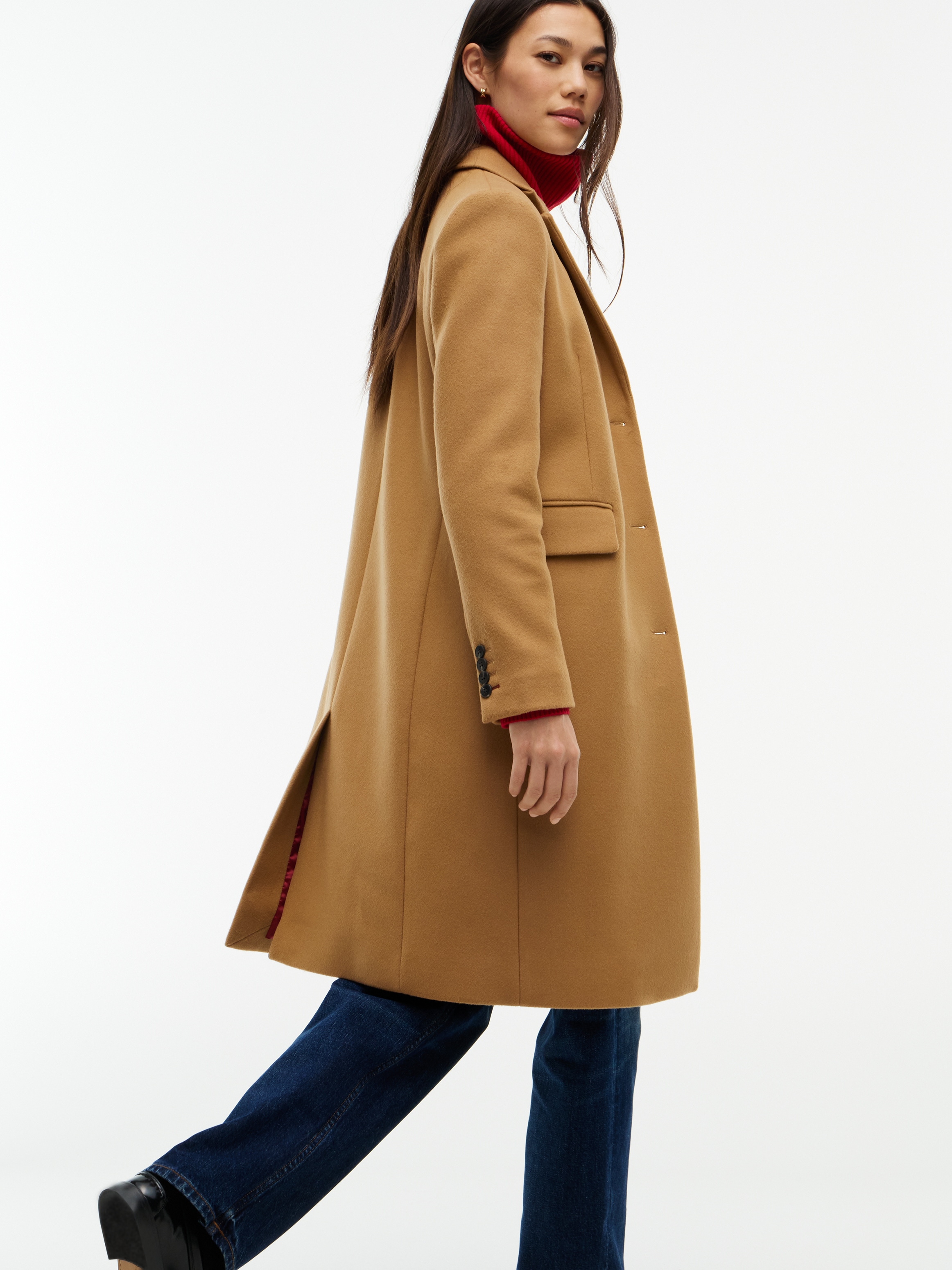 Image of Tommy Hilfiger Kurzmantel "WOOL CLASSIC SB COAT" Materialmix, mit Wolle, auch in grossen Grössen