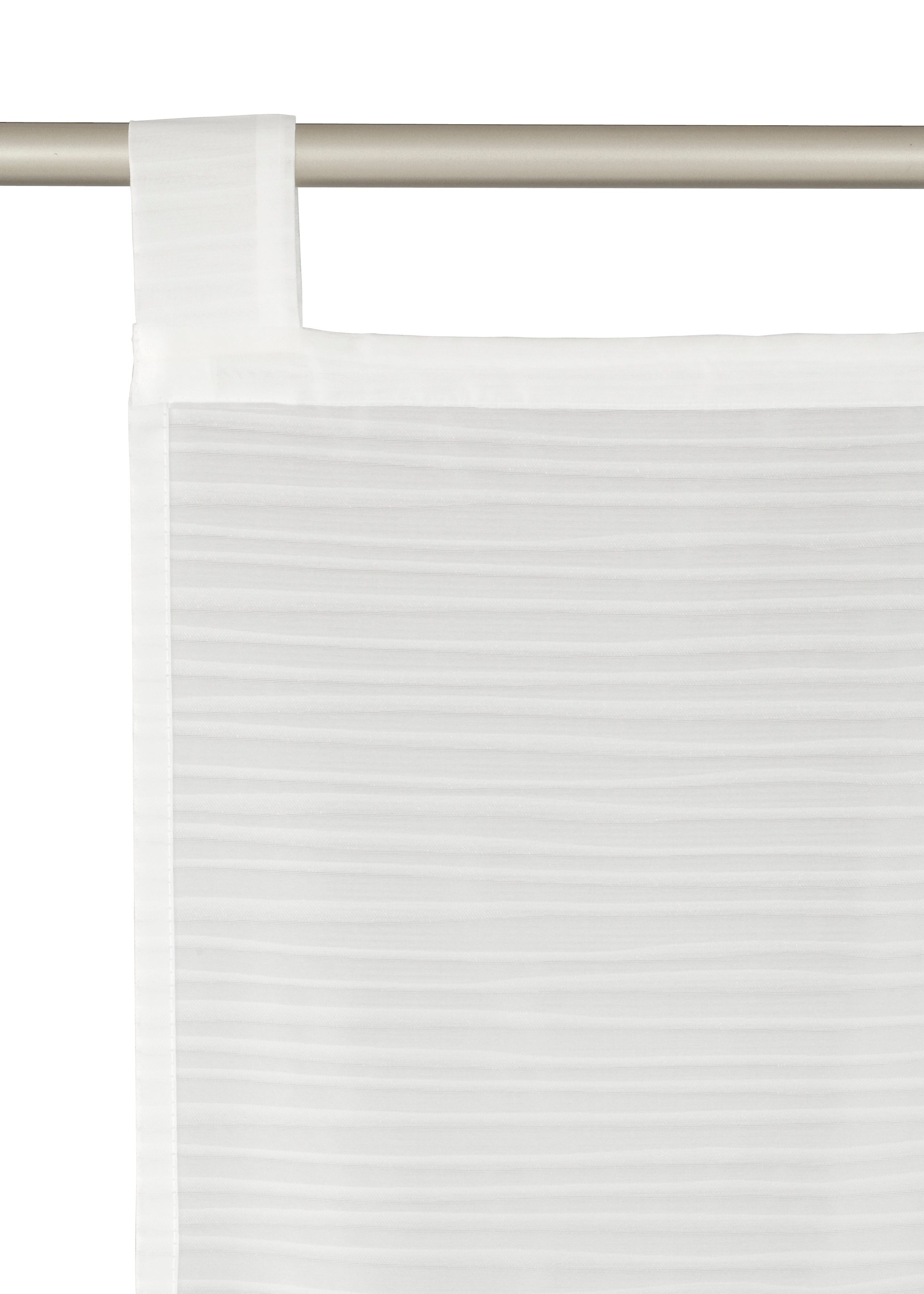 HOME WOHNIDEEN Schiebegardine »Sarnia« Schlaufen 1 Stk. tlg. inkl. Beschwerungsstange