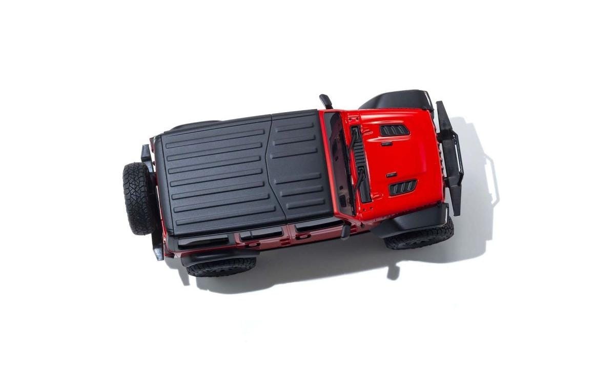 RC-Monstertruck »Kyosho Mini-Z Jeep Wrangler Rubicon, Rot ARTR«, Lackiert
