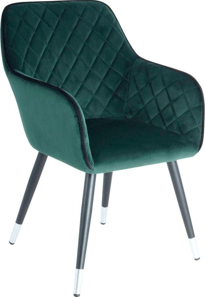 Image of Kayoom Stuhl "Amino 625, stilvoller Design-Stuhl,samtweicher Bezug aus Velvet-Stoff" () 1 Stk.samtweicher Bezug, elegant, glamourös, elegante Optik