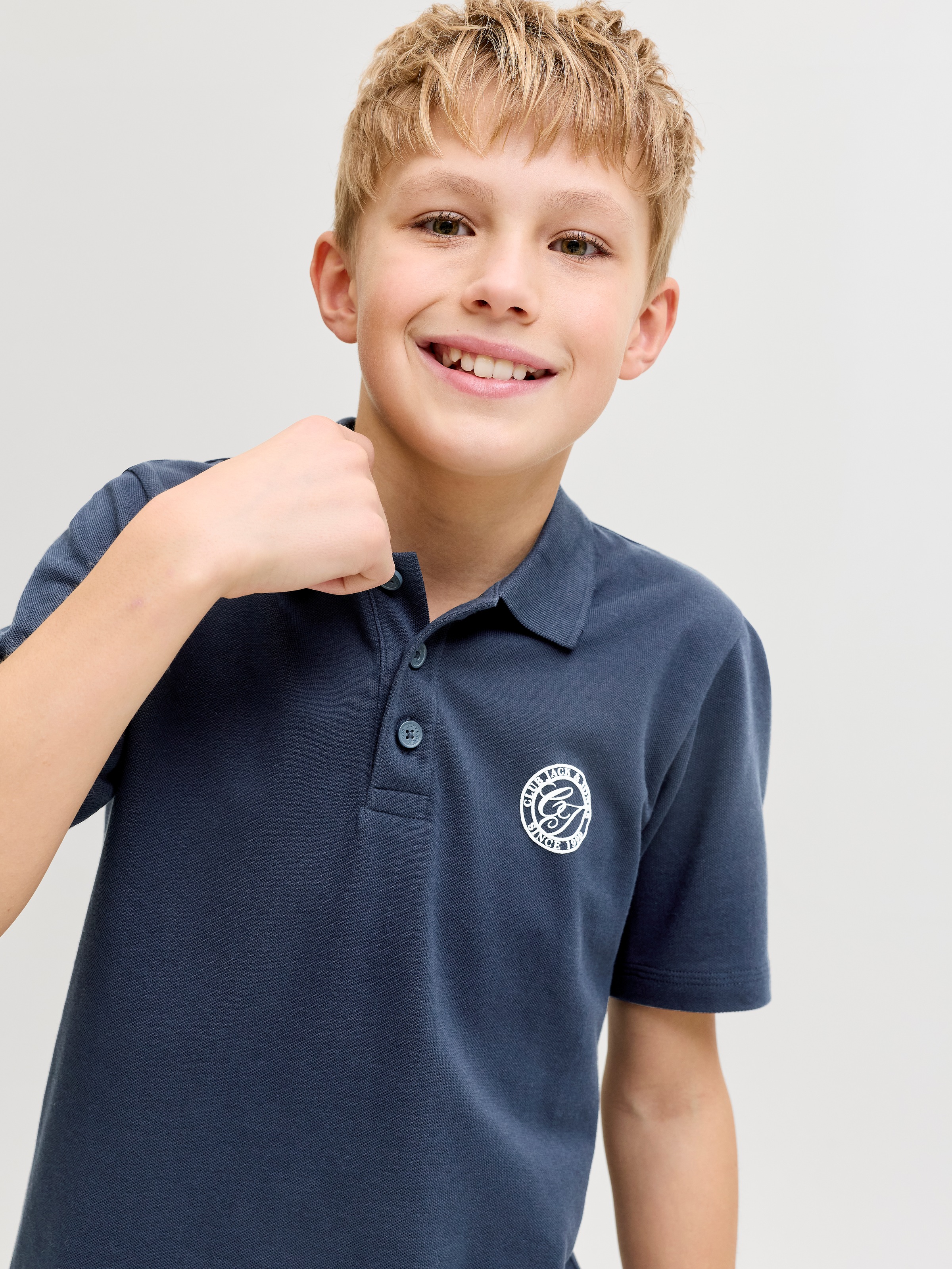 Jack & Jones Junior Poloshirt »JJALLIANCE POLO SS JNR« mit Knopfleiste