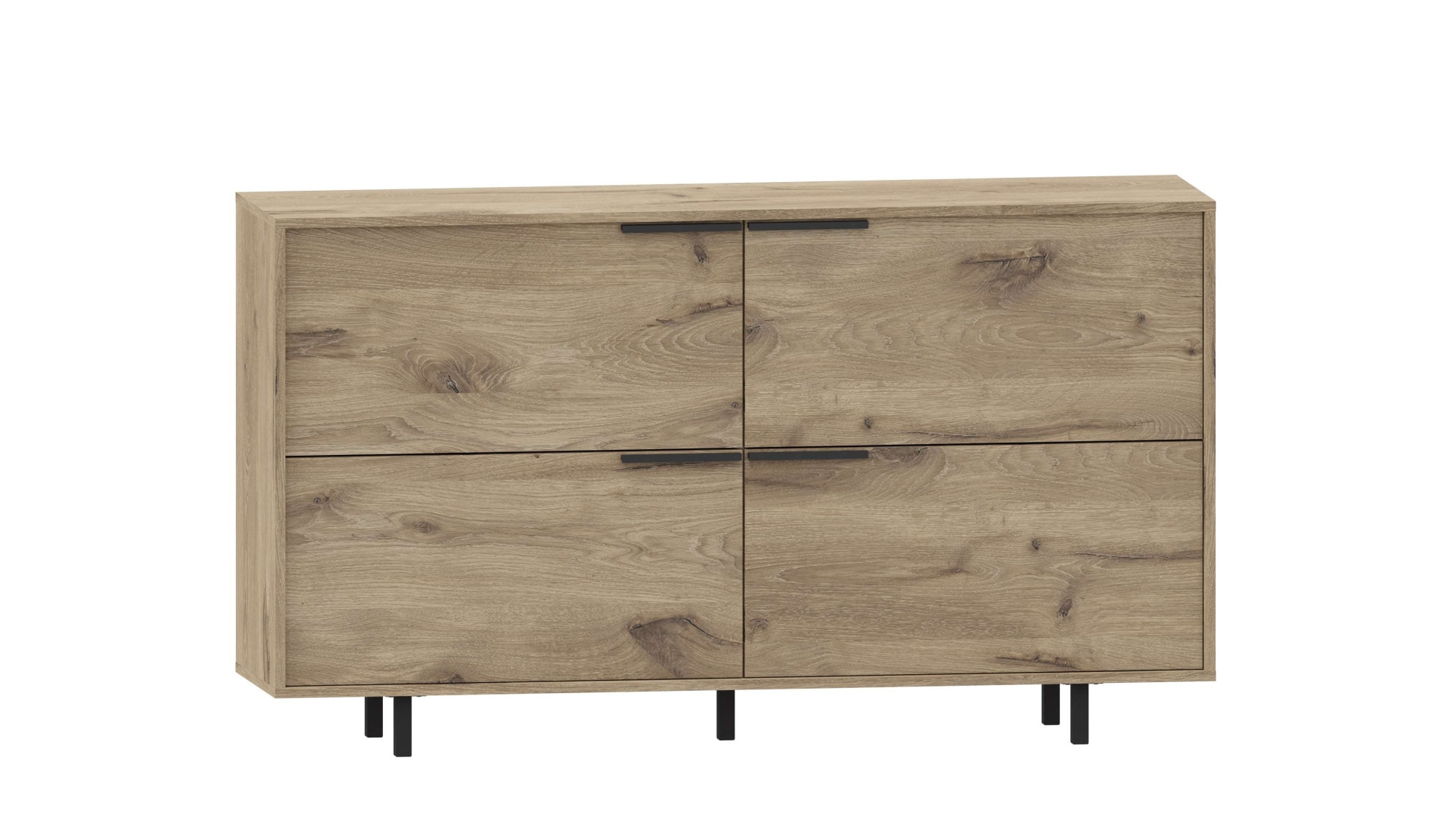 Image of GOODproduct Sideboard "Dinant" Kommode, mit 4 Klappen, Breite 150 cm