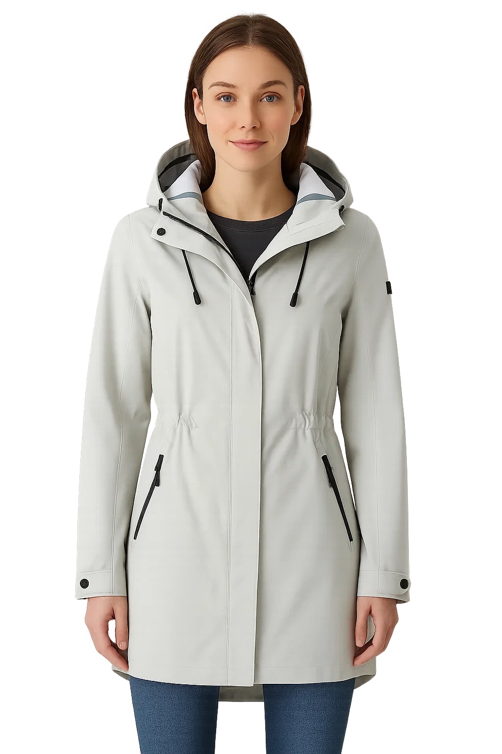 Image of LPO Funktionsparka "Insa Outdoorparka" mit Kapuze verstellbarer Saum/Taille/Kapuze