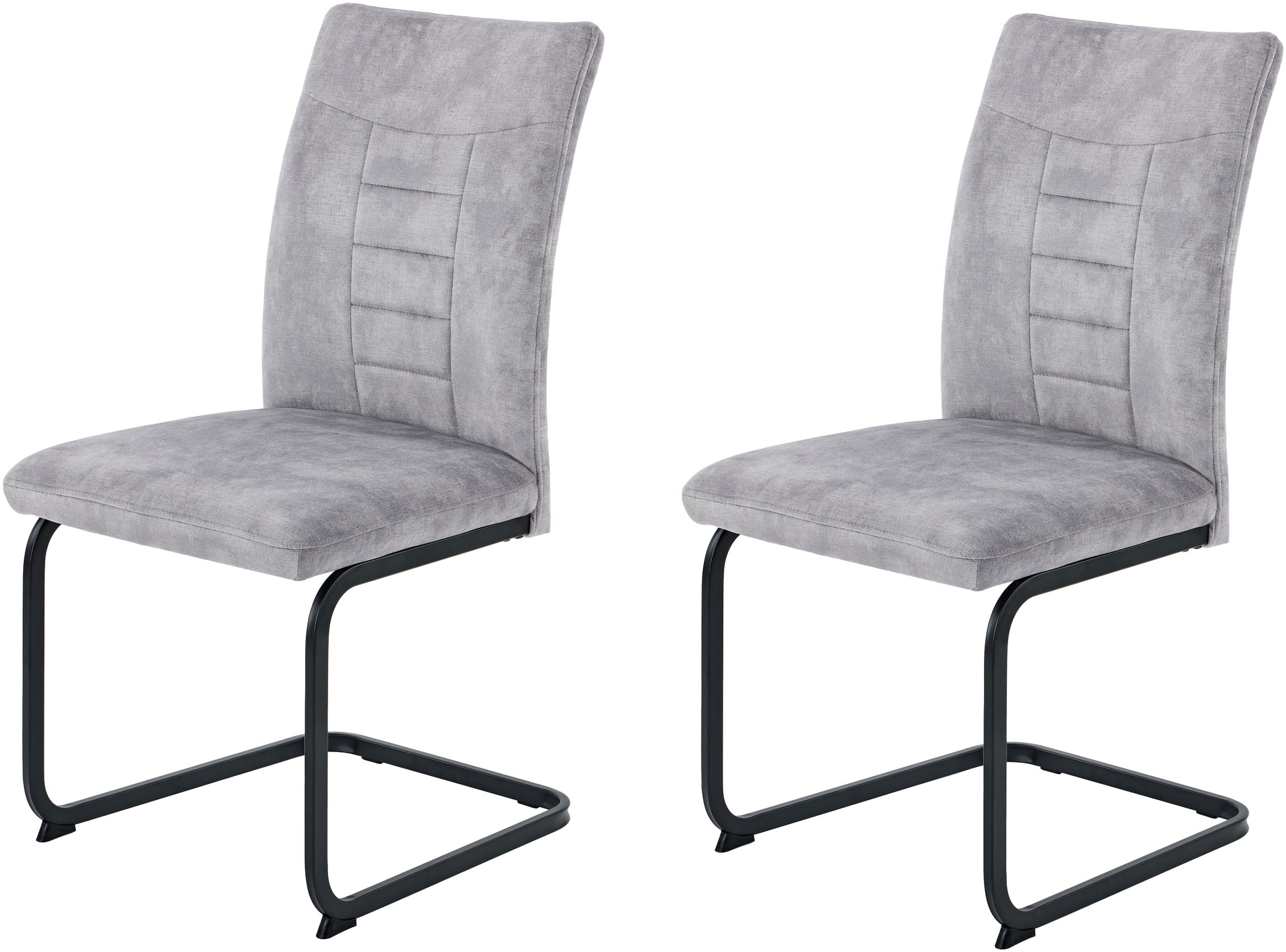 HELA Chaise cantilever »GELA« (Ensemble) 2 cuisFreischwinger XL, Wellenfederung, Komfortsitz, Vintage Optik