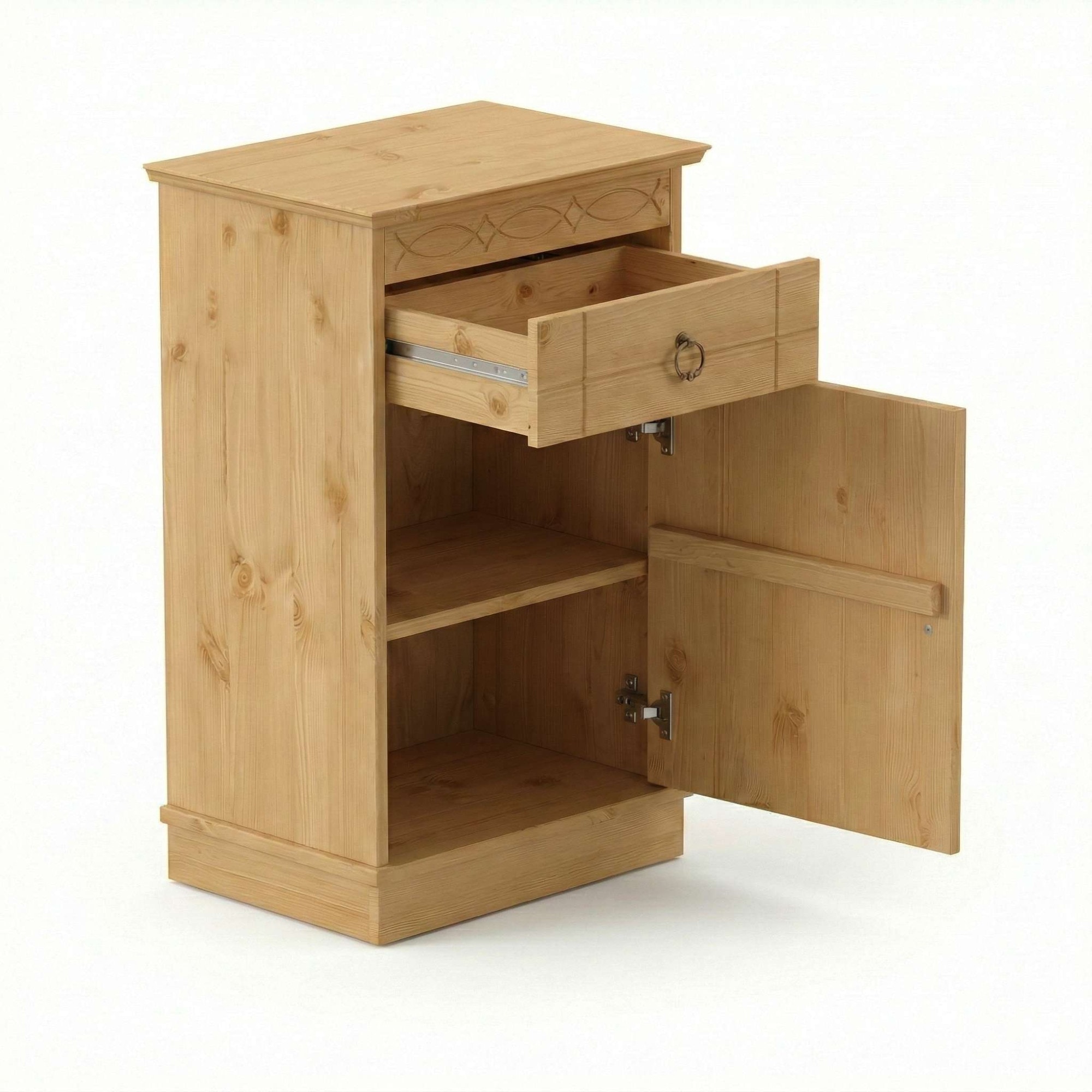 GOODproduct Unterschrank »Indra, Badschrank, Badmöbel, Badezimmerschrank« B/T/H: 46/32/73 cm,  aus massiver Kiefer, mit Schublade,  FSC®-zertifiziert