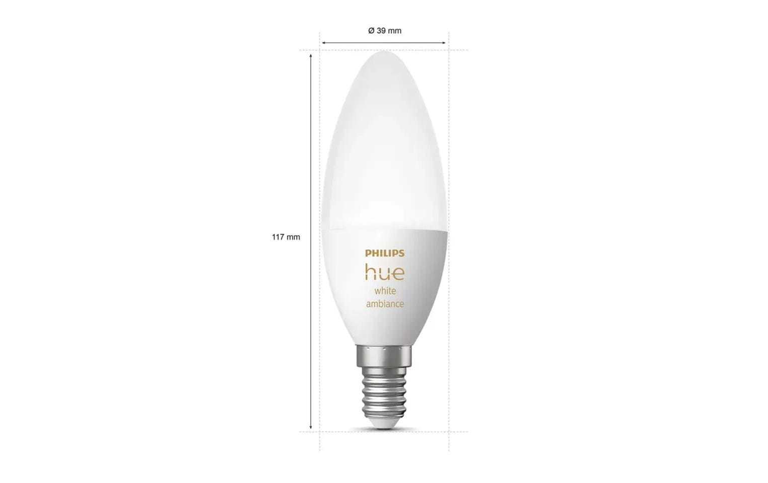 Philips Hue LED-Leuchtmittel »WA B39 E14 LED« E14 warmweiss - kaltweiss