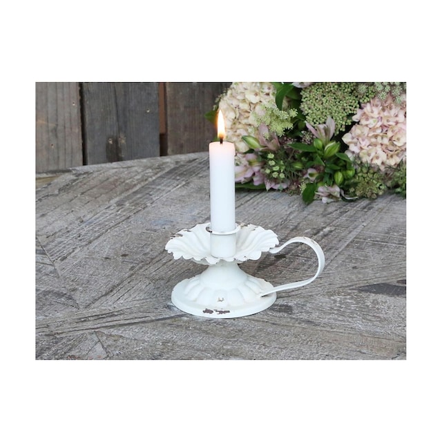 Kerzenständer »mit Spitze antik Crème«, (1 St.) kaufen