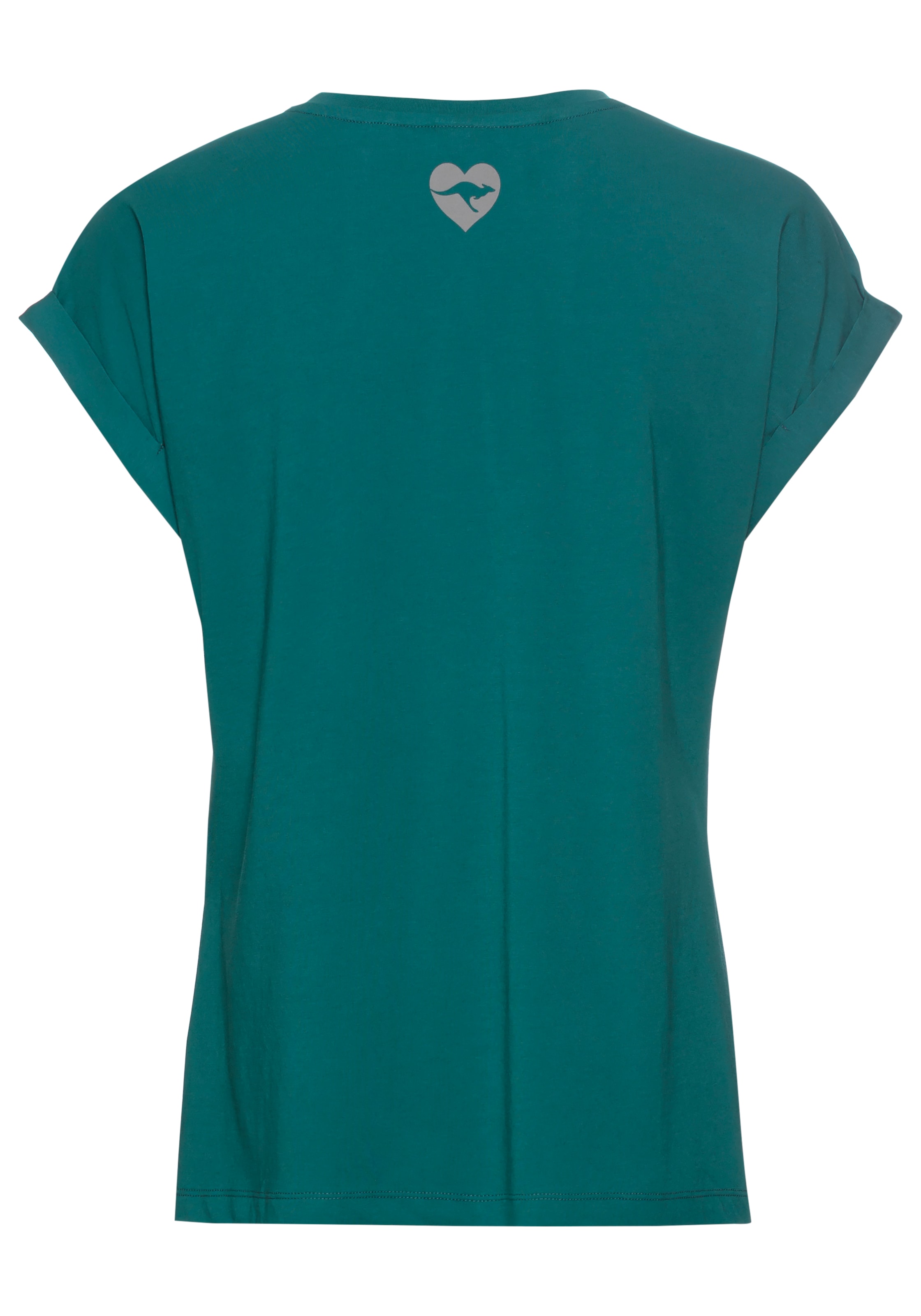 KangaROOS Kurzarmshirt, mit Placement-Print